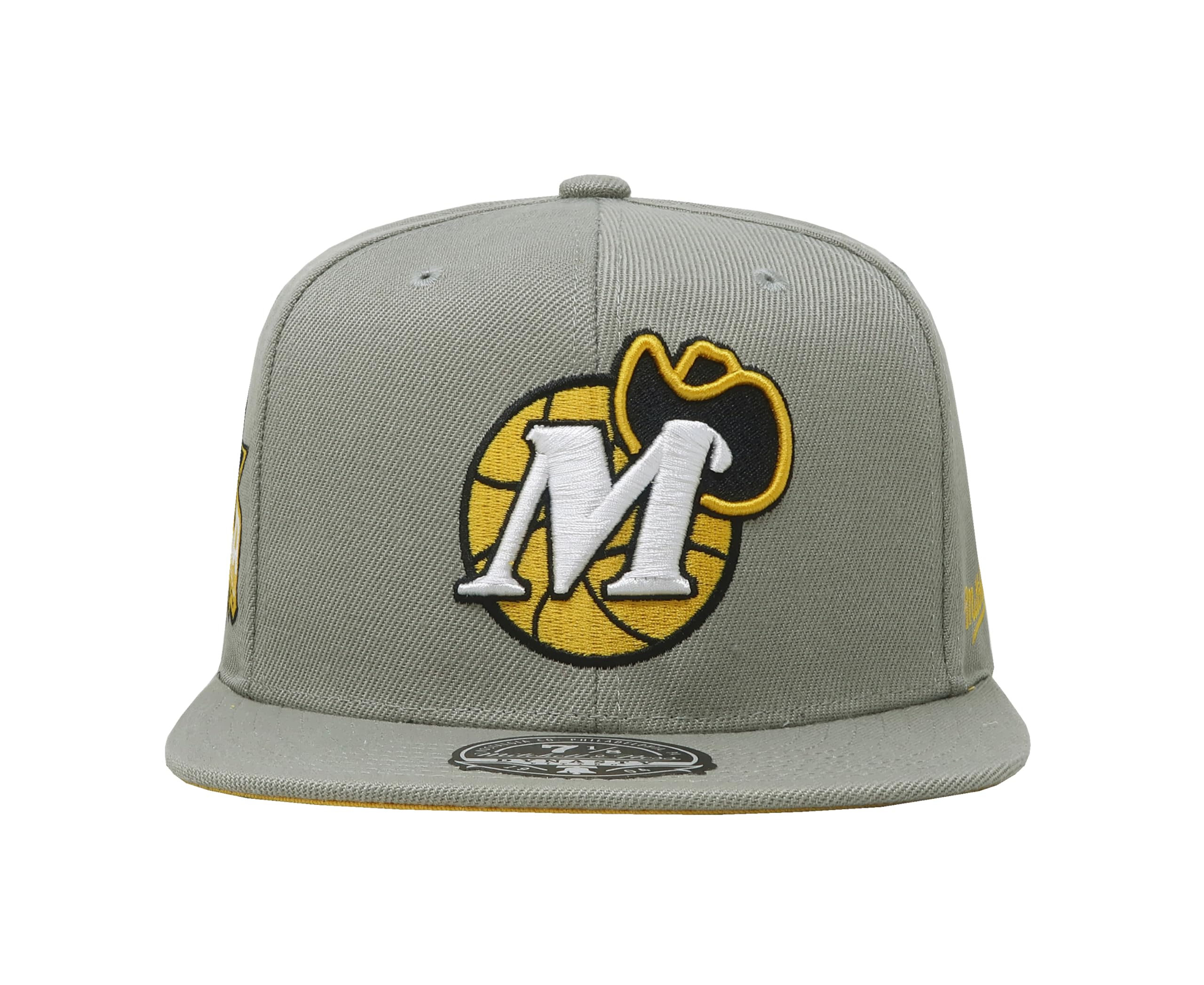 Mens Mitchell & Ness NBA SUNNY GRAY FITTED HWC MAVERICKS