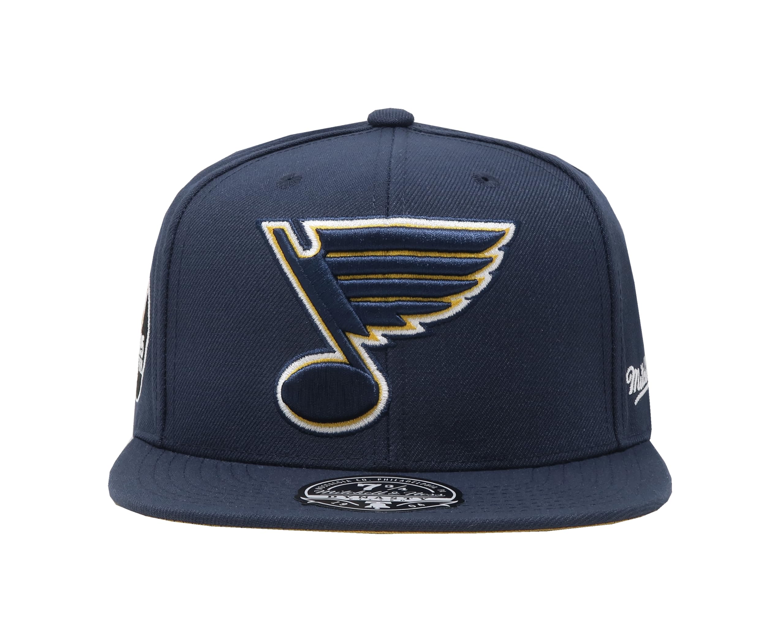 Mens Mitchell & Ness NHL VINTAGE FITTED BLUES