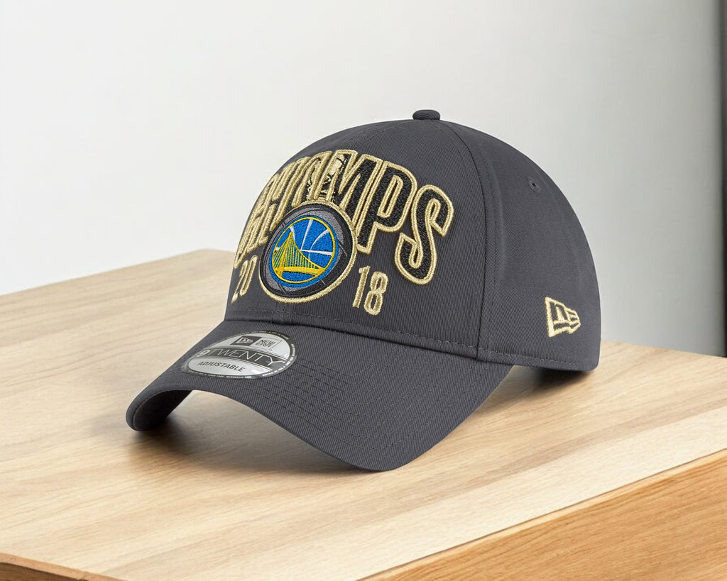 [11834844] Mens New Era NBA Golden State Warriors Champs 18 9Twenty Strapback