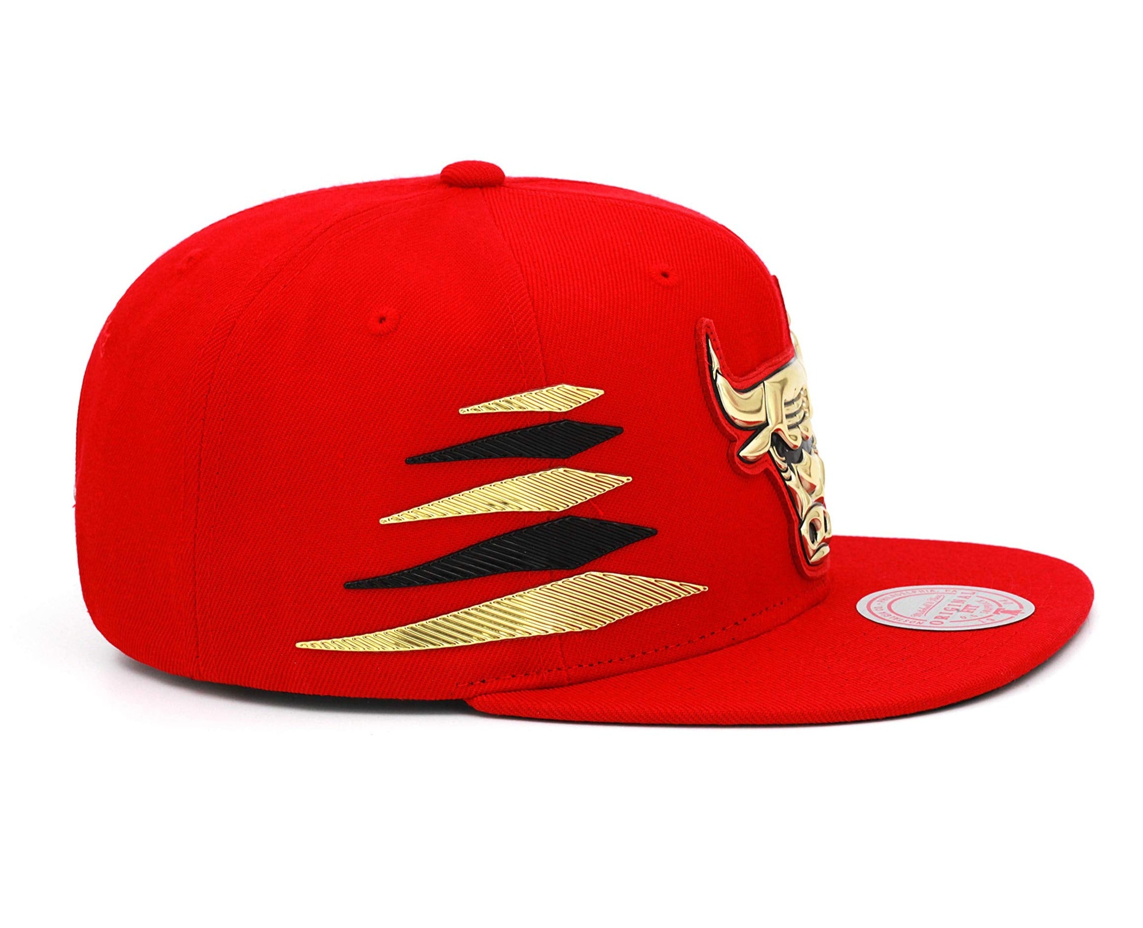 [6HSSMO18270-CBURED1] MENS MITCHELL & NESS NBA CHICAGO BULLS DIAMOND SNAPBACK