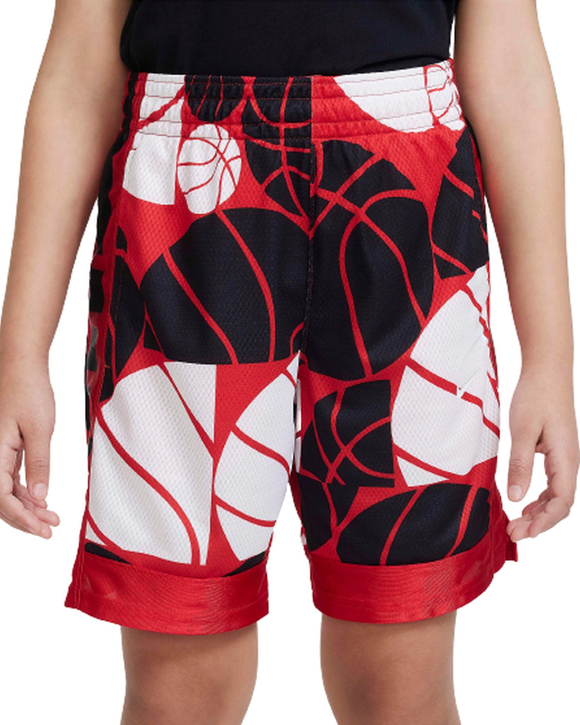 [DX5513-657] YOUTH NIKE DRI-FIT ELITE BIG KIDS' PRINTED BASKETBALL SHORTS
