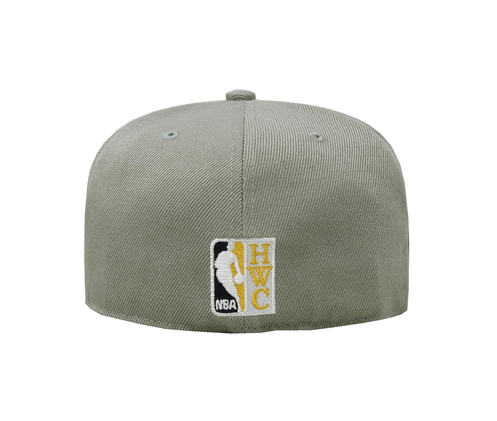 Mens Mitchell & Ness NBA SUNNY GRAY FITTED HWC HEAT
