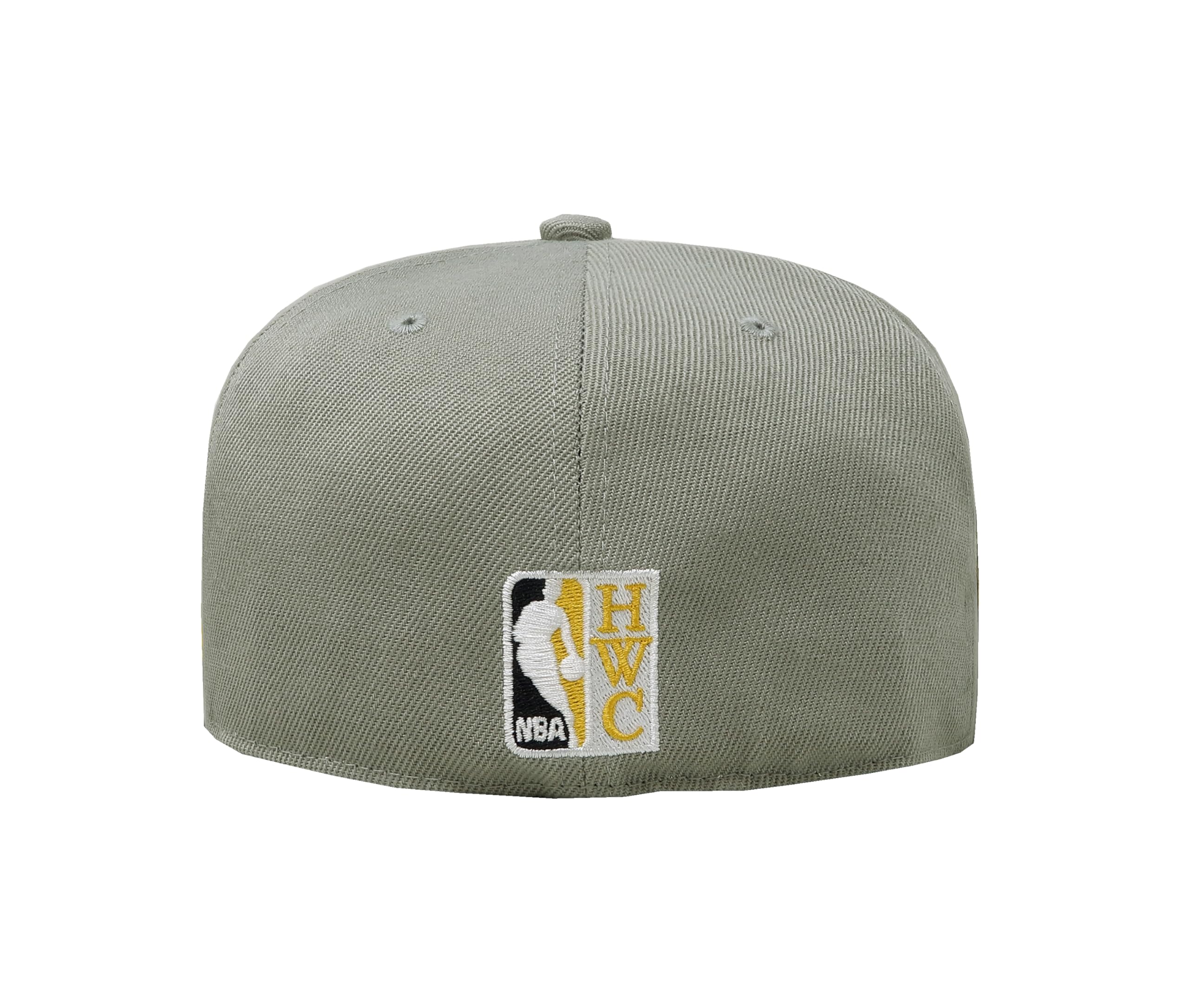 Mens Mitchell & Ness NBA SUNNY GRAY FITTED HWC HEAT