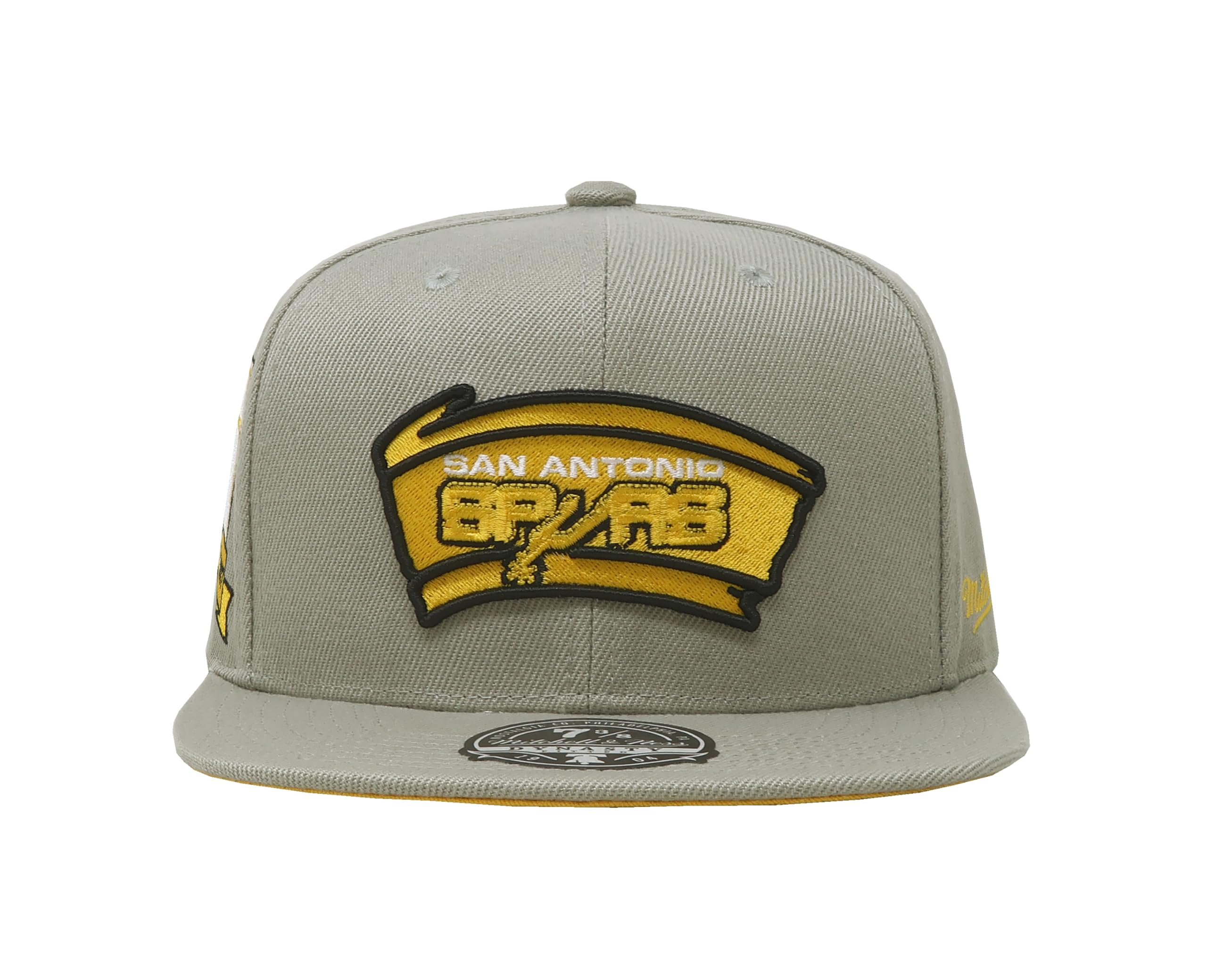 Mens Mitchell & Ness NBA SUNNY GRAY FITTED HWC SPURS