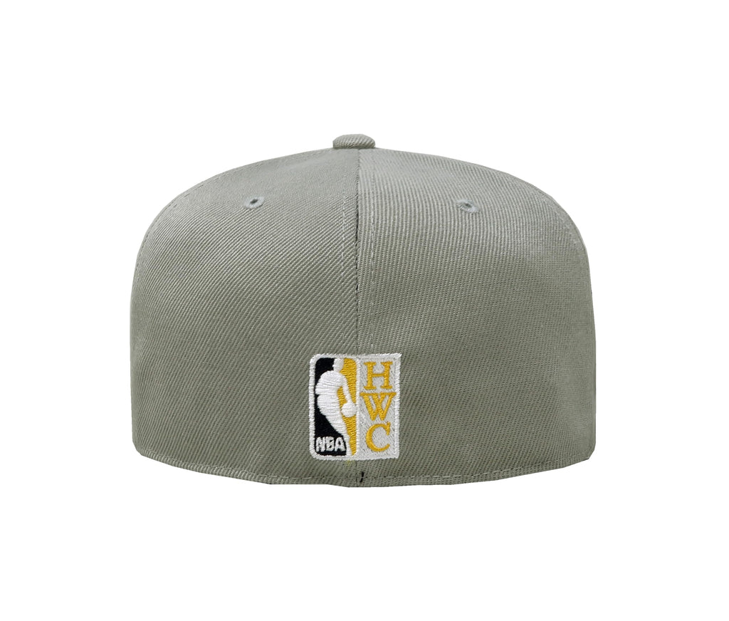 Mens Mitchell & Ness NBA SUNNY GRAY FITTED HWC MAVERICKS