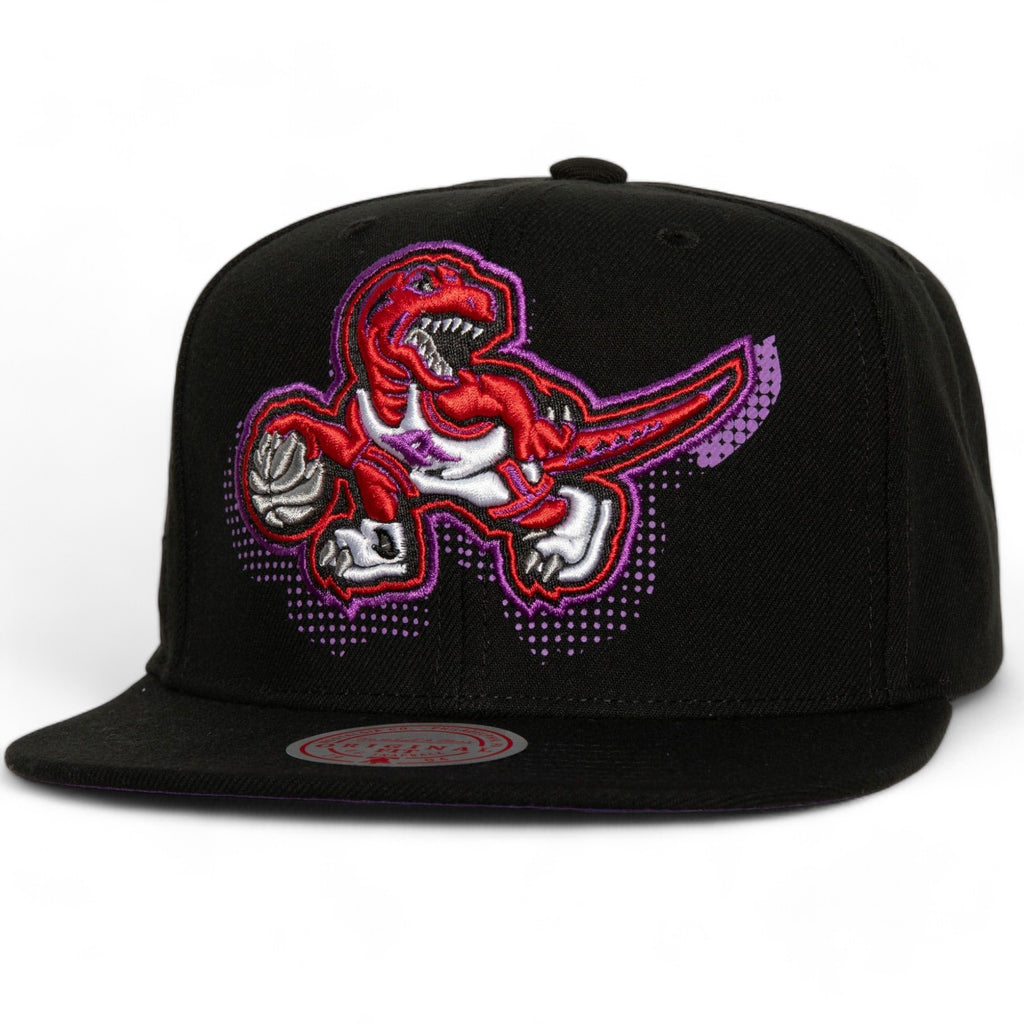 Mens MITCHELL & NESS NBA BIG FACE 7.0 SNAPBACK HWC RAPTORS
