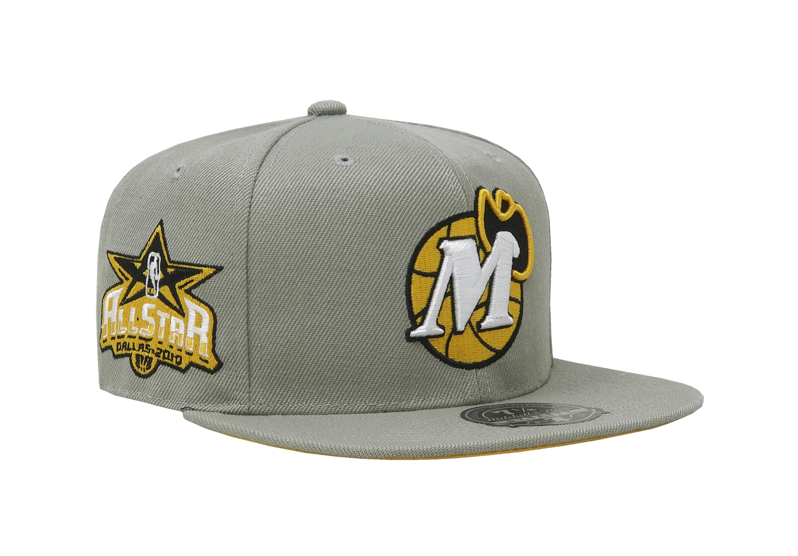 Mens Mitchell & Ness NBA SUNNY GRAY FITTED HWC MAVERICKS