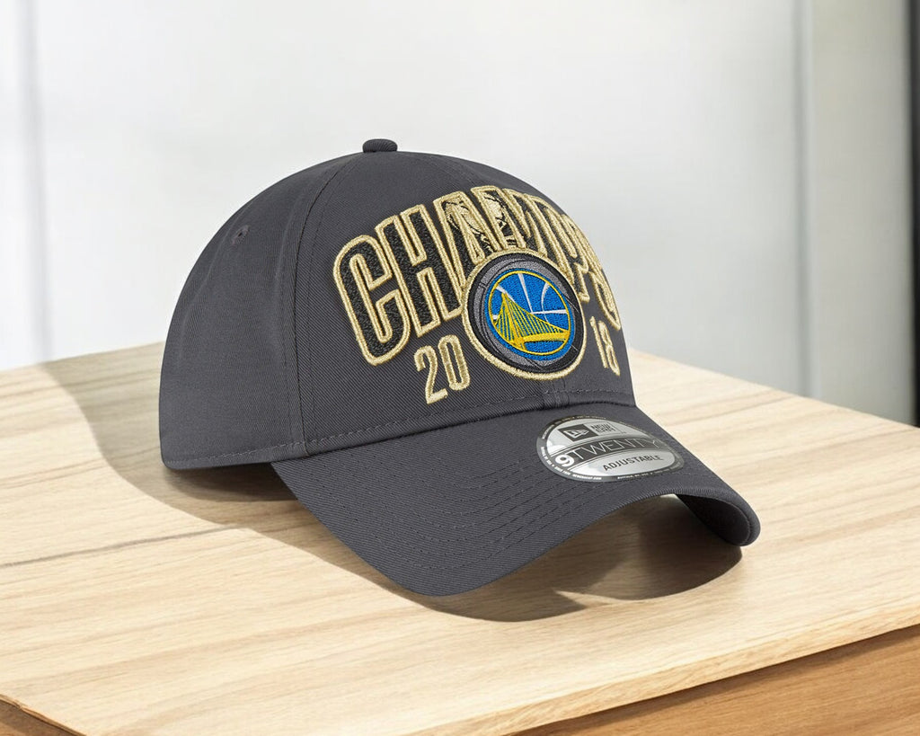 [11834844] Mens New Era NBA Golden State Warriors Champs 18 9Twenty Strapback