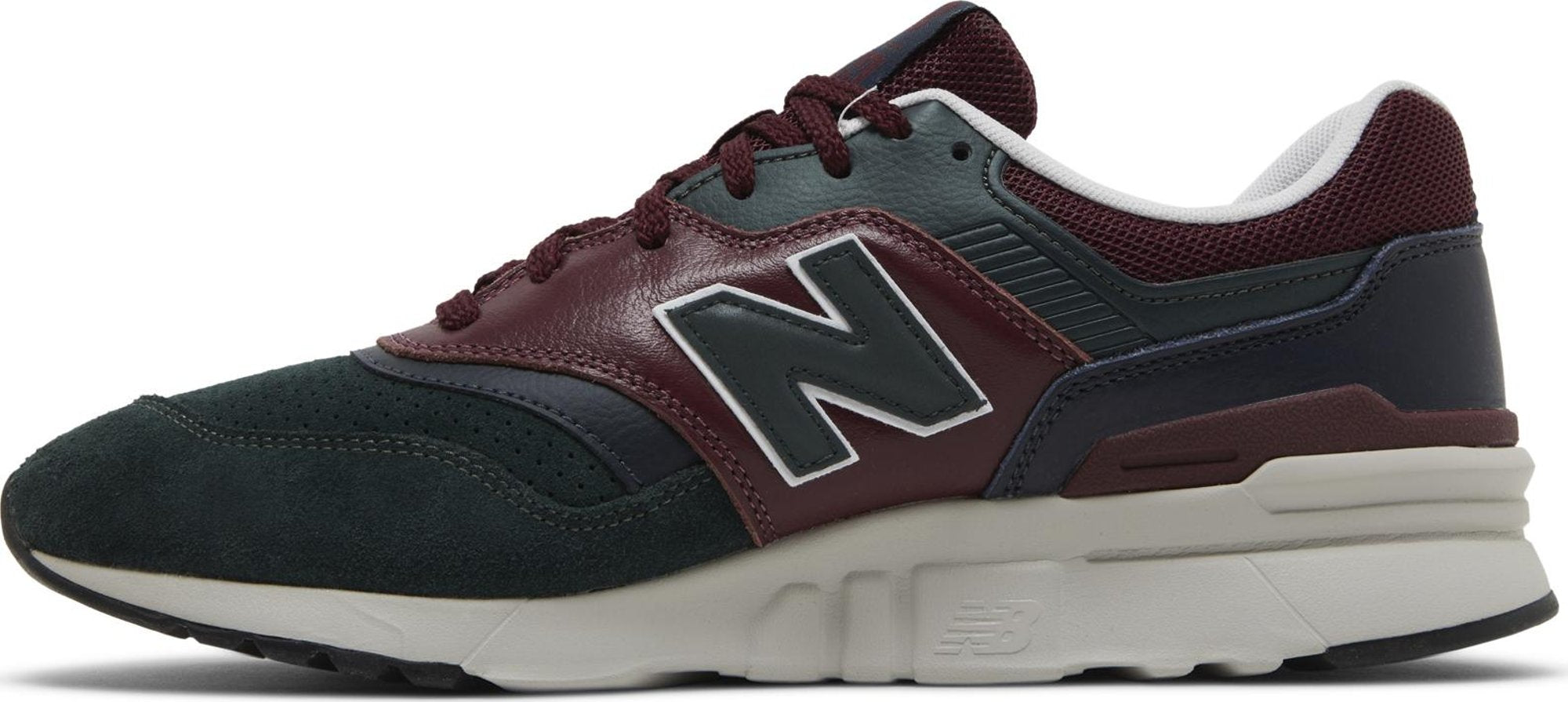 [CM997HWA] Mens New Balance 997H 'BURGUNDY EMERALD'