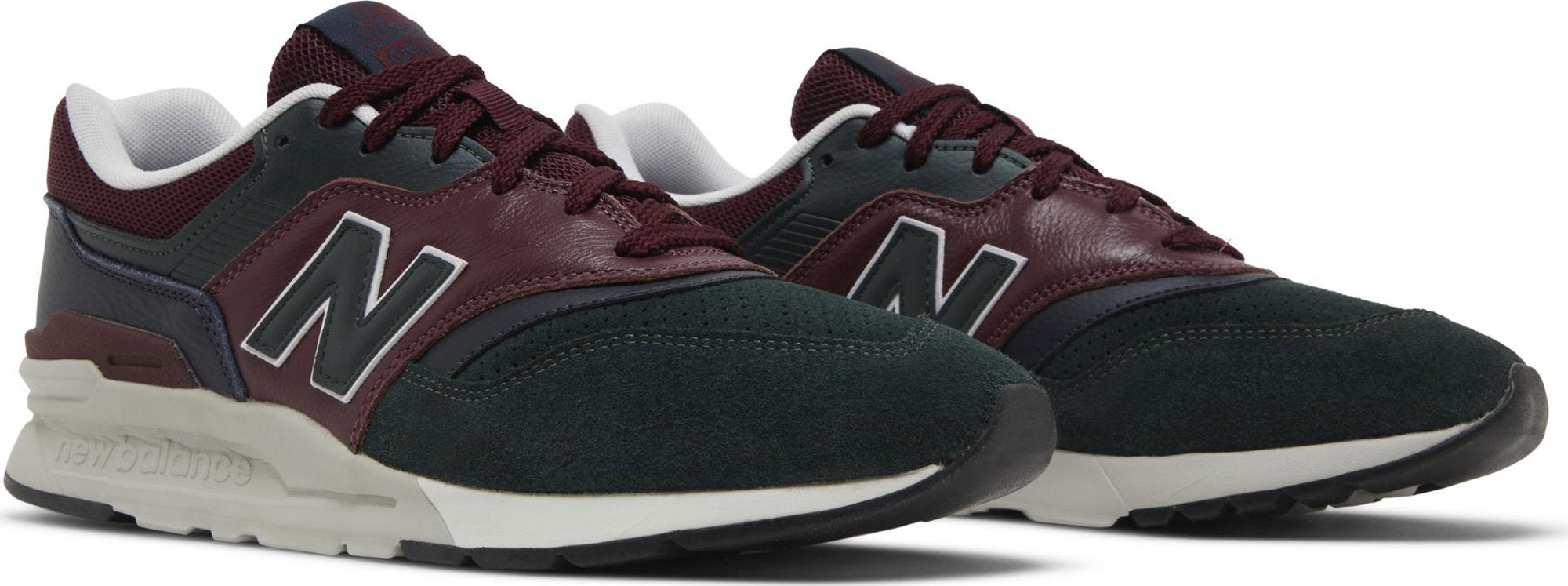 [CM997HWA] Mens New Balance 997H 'BURGUNDY EMERALD'