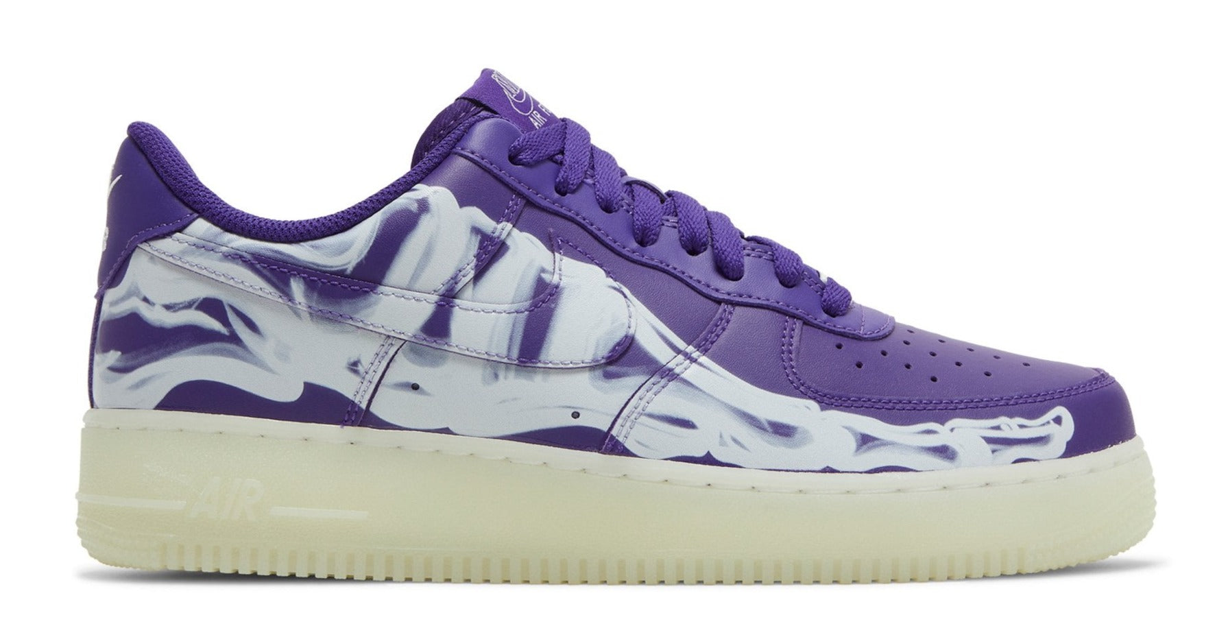 [CU8067-500] Mens Nike Air Force 1 Low '07 QS - Skeleton Halloween (2021)