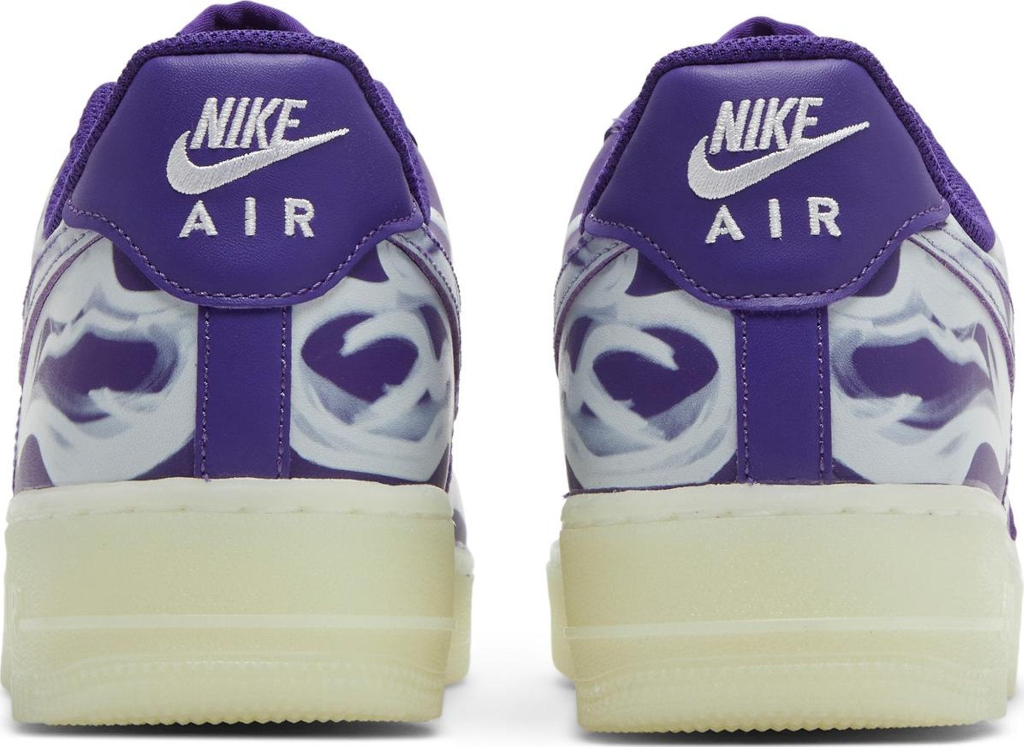 [CU8067-500] Mens Nike Air Force 1 Low '07 QS - Skeleton Halloween (2021)