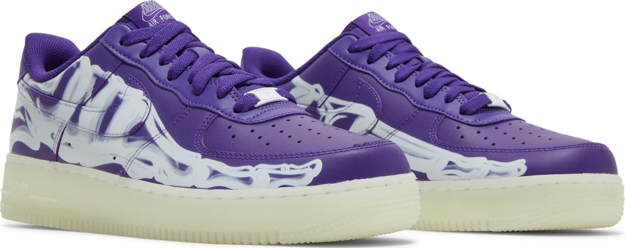 [CU8067-500] Mens Nike Air Force 1 Low '07 QS - Skeleton Halloween (2021)