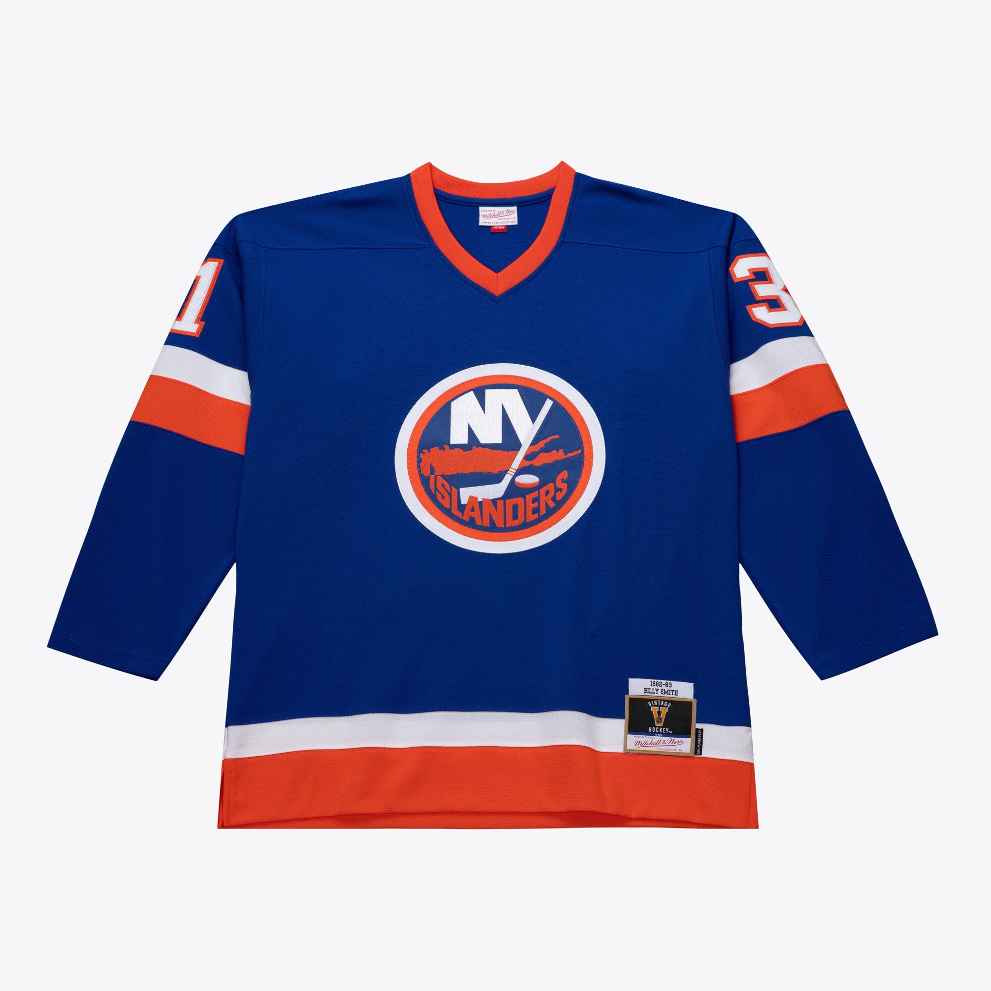Mens Mitchell & Ness NHL DARK JERSEY ISLANDERS 1982 BILLY SMITH