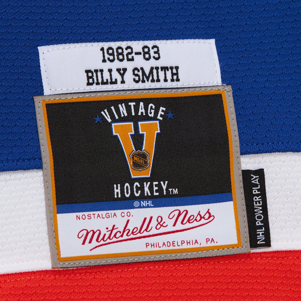 Mens Mitchell & Ness NHL DARK JERSEY ISLANDERS 1982 BILLY SMITH