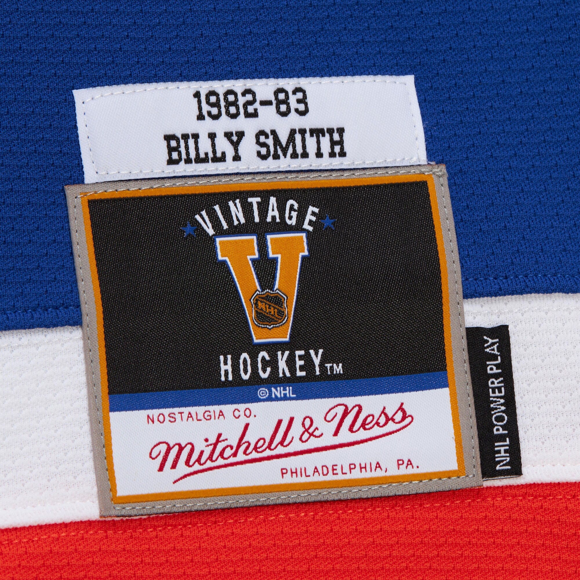Mens Mitchell & Ness NHL DARK JERSEY ISLANDERS 1982 BILLY SMITH