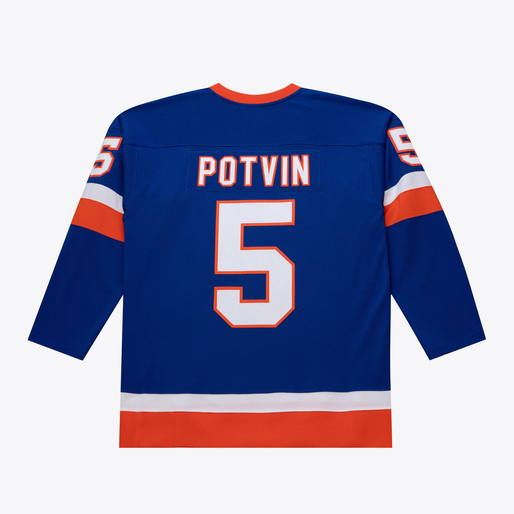 Mens Mitchell & Ness NHL DARK JERSEY ISLANDERS 1982 DENIS POTVIN