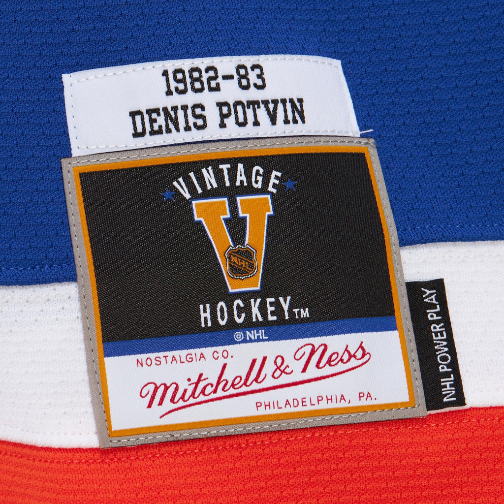 Mens Mitchell & Ness NHL DARK JERSEY ISLANDERS 1982 DENIS POTVIN
