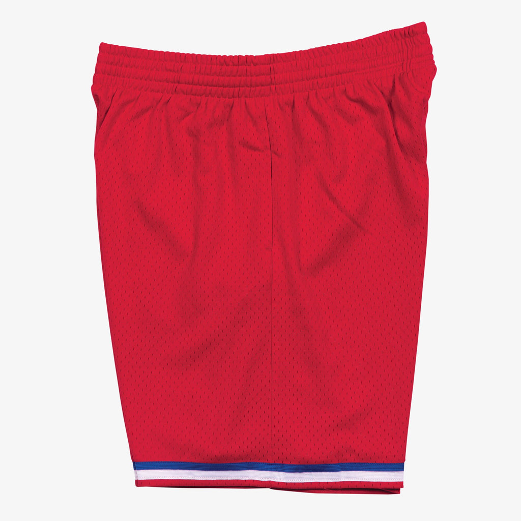 MENS MITCHELL & NESS NBA SWINGMAN ROAD SHORTS 76ERS 82-83