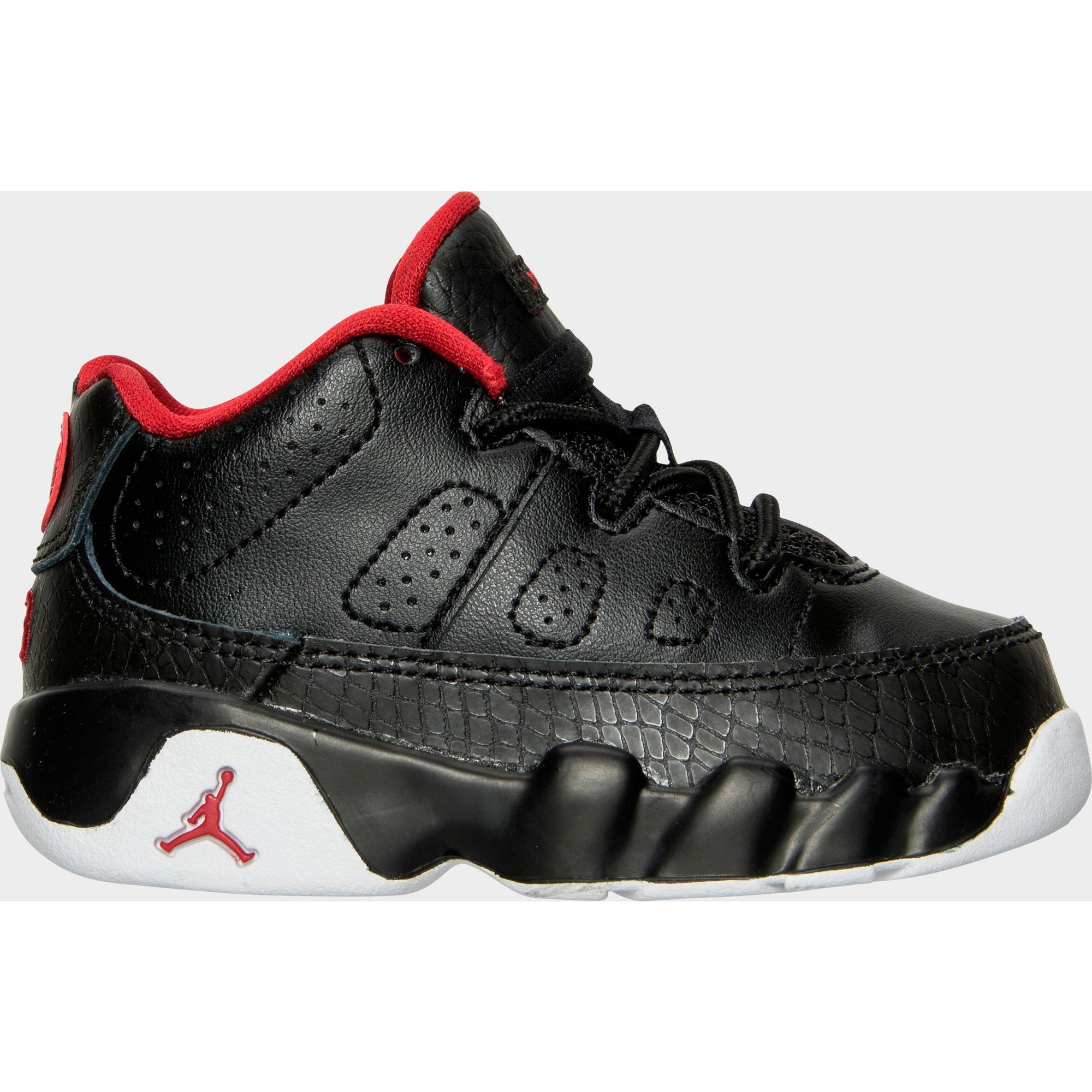 [833906-001] TODDLERS AIR JORDAN RETRO 9 LOW BT 'BLACK GYM RED WHITE'