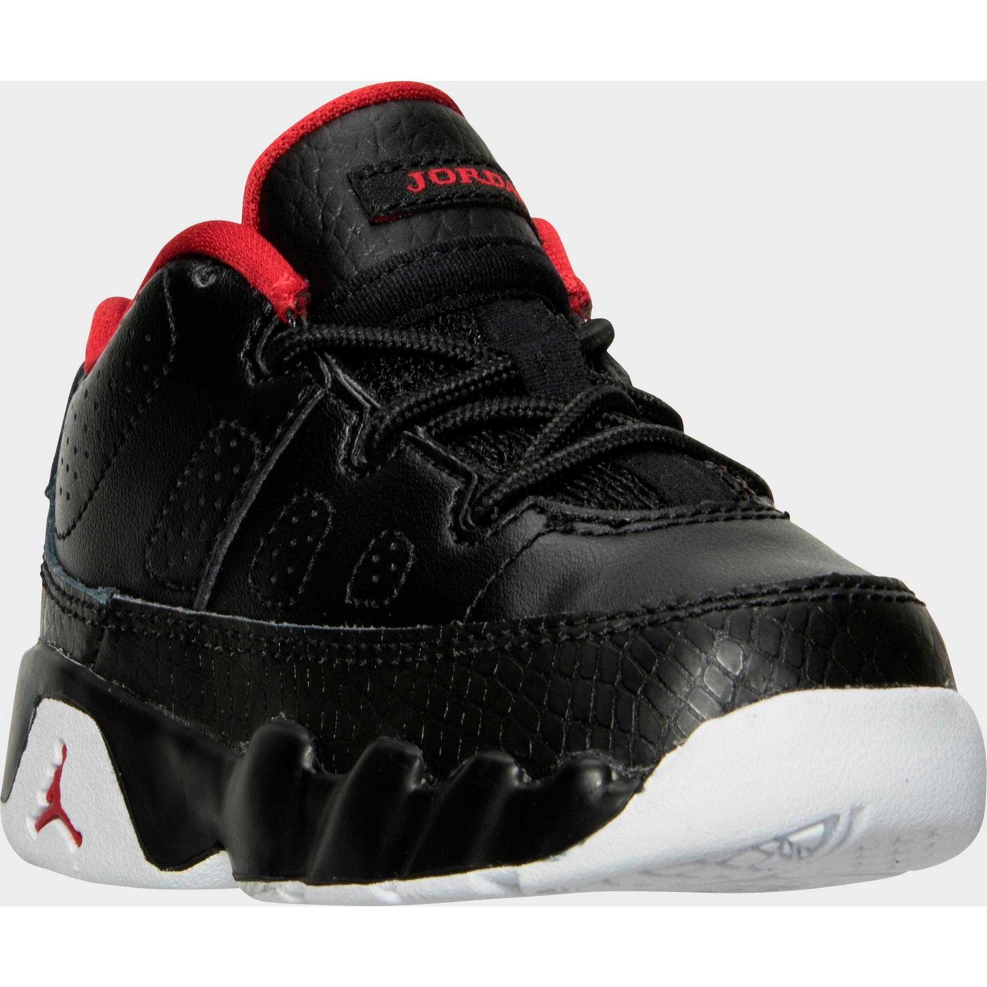 [833906-001] TODDLERS AIR JORDAN RETRO 9 LOW BT 'BLACK GYM RED WHITE'