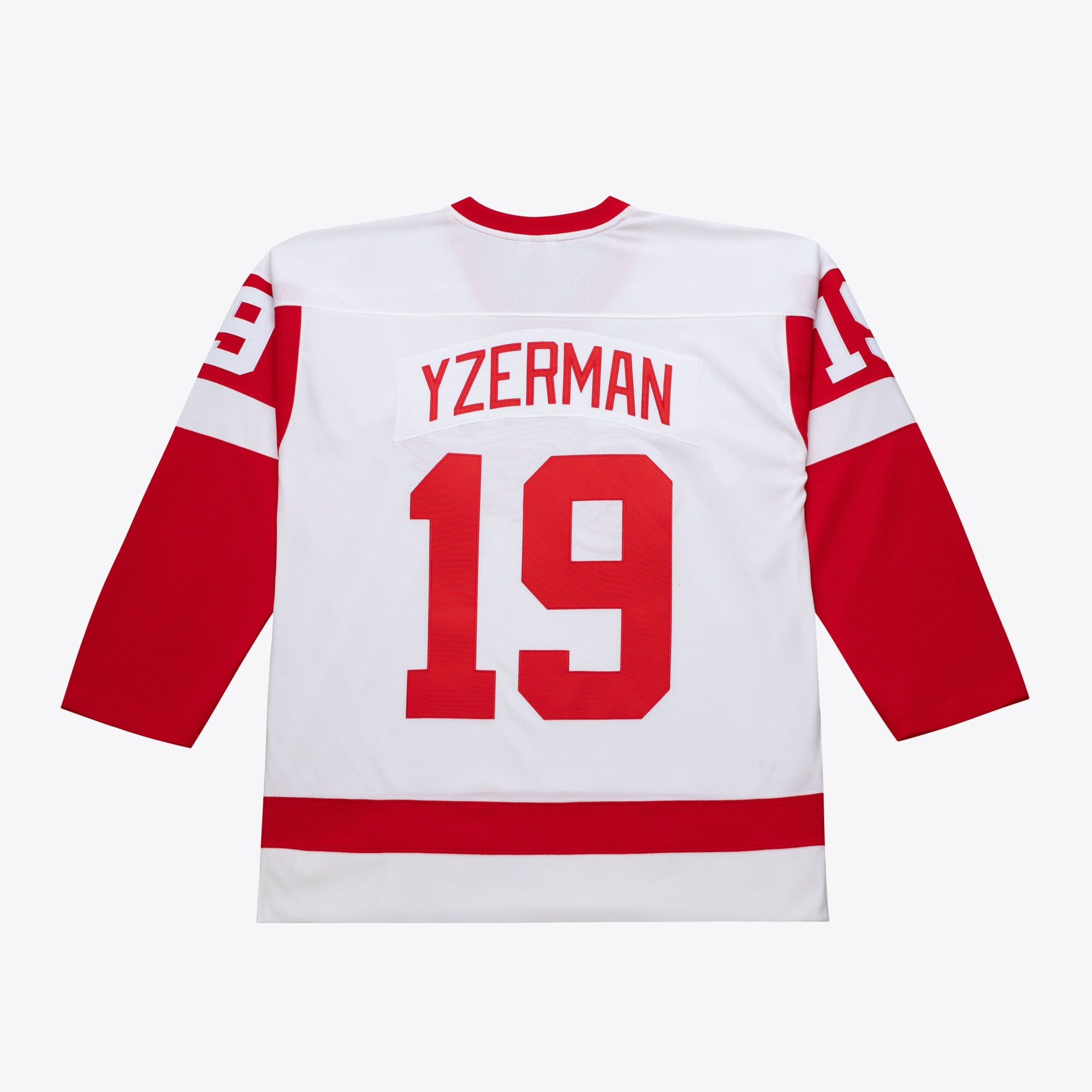 Mens Mitchell & Ness NHL WHITE JERSEY RED WINGS 1983 STEVE YZERMAN