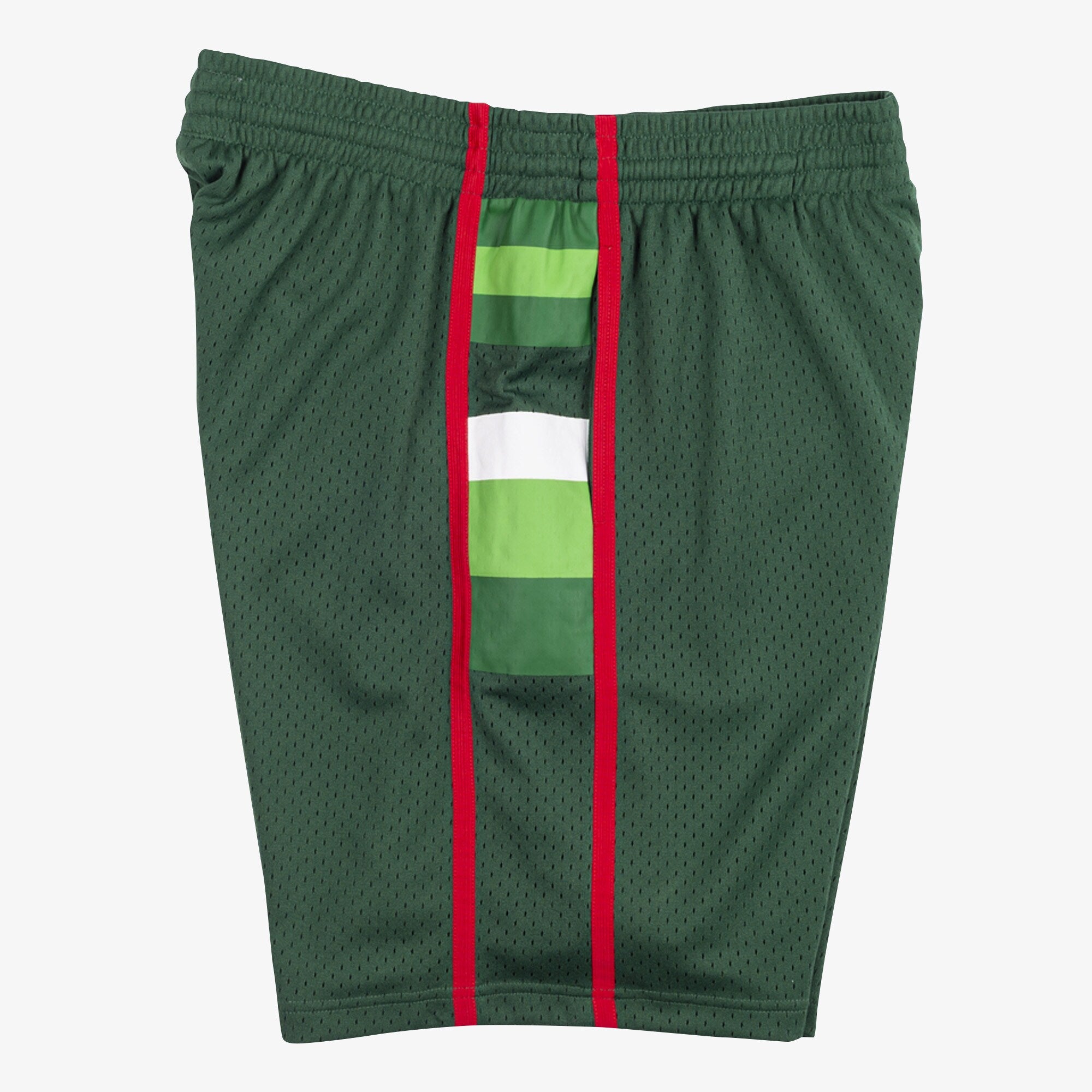 MENS MITCHELL & NESS NBA ROAD SWINGMAN SHORTS BUCKS 83-84