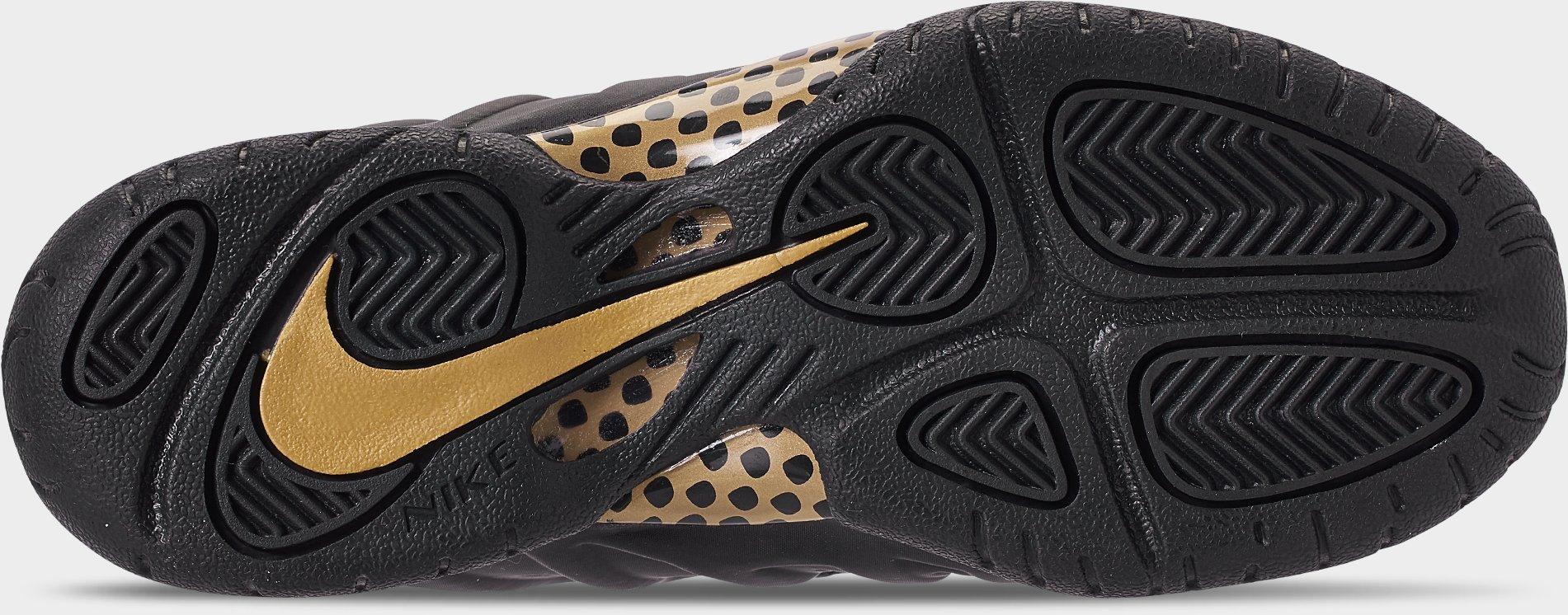 [843755-010] PRESCHOOL NIKE AIR FOAMPOSITE PRO 'BLACK METALLIC GOLD'