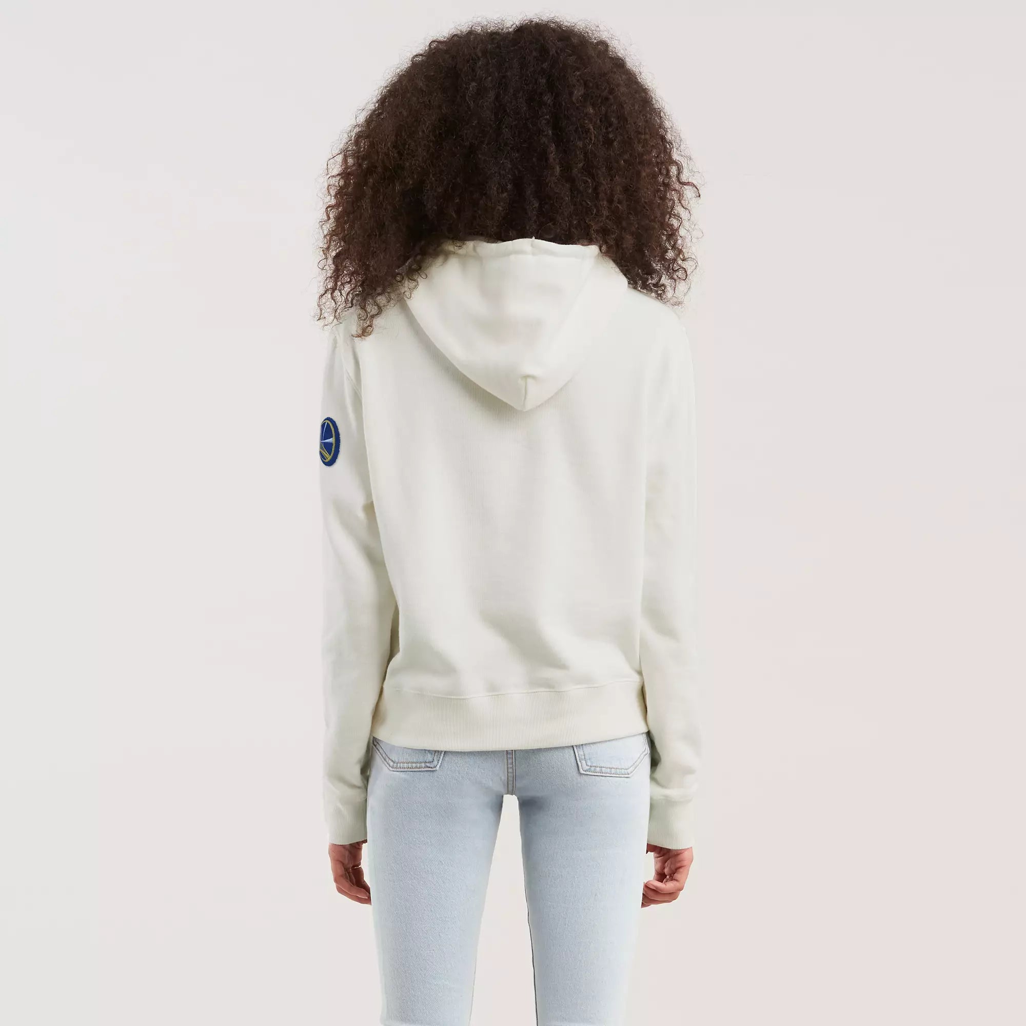 [16LBWKL009GSW-BRWH] WOMENS LEVIS NBA GOLDEN STATE WARRIORS PULLOVER HOODIE