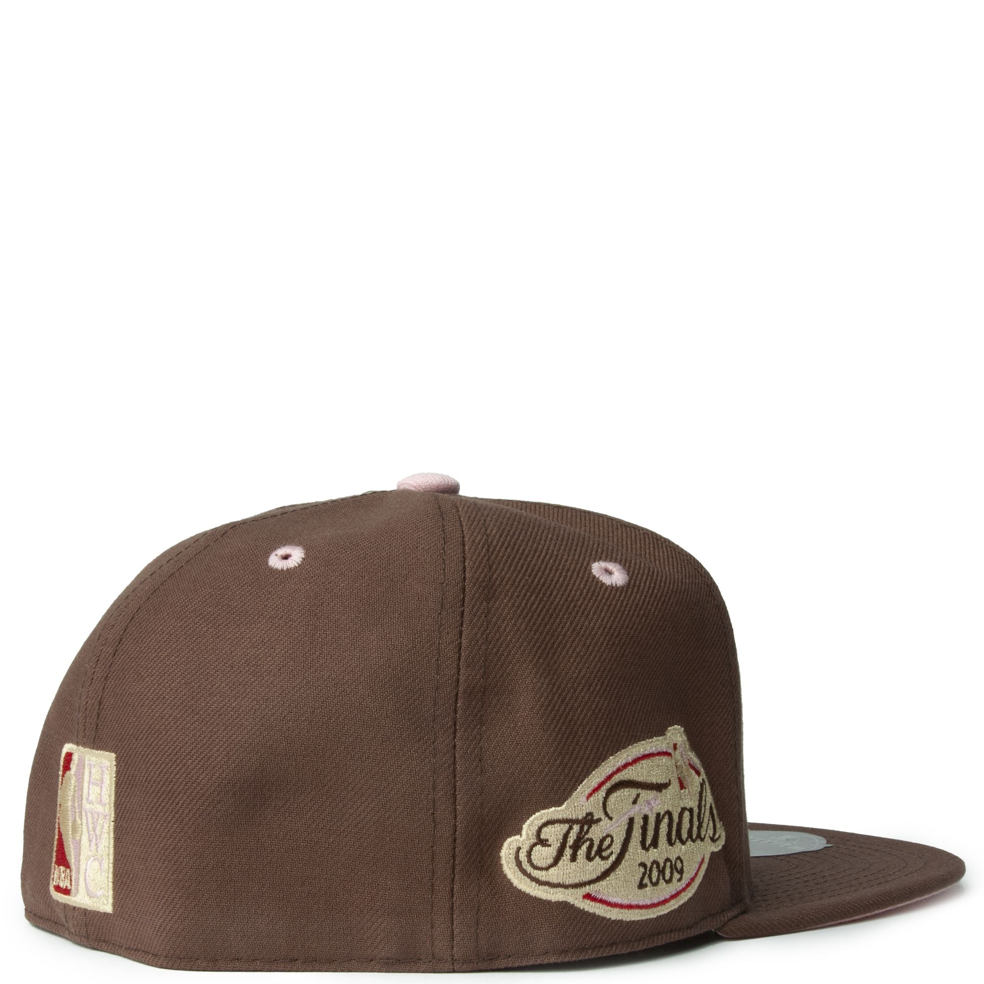 Mens Mitchell & Ness NBA BROWN SUGAR BACON FITTED HWC LAKERS