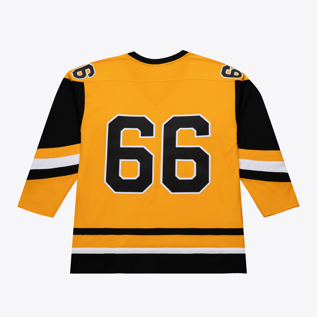 Mens Mitchell & Ness NHL GOLD JERSEY PENGUINS 1984 MARIO LEMIEUX