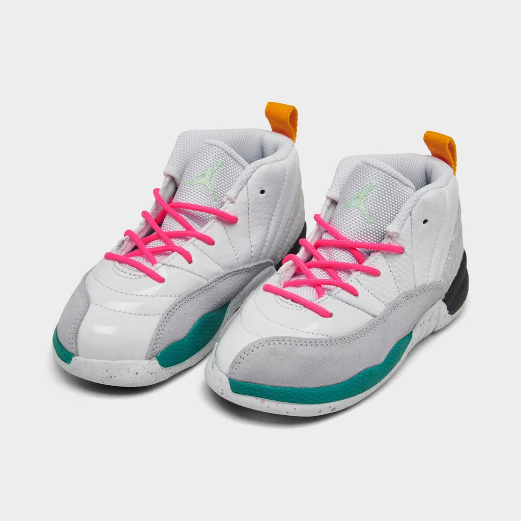 [850000-130] TODDLERS AIR JORDAN RETRO 12 'WHITE VAPOR GREEN (TD)'