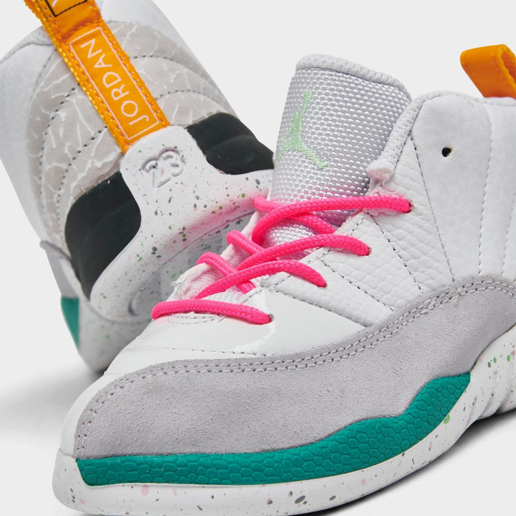 [850000-130] TODDLERS AIR JORDAN RETRO 12 'WHITE VAPOR GREEN (TD)'
