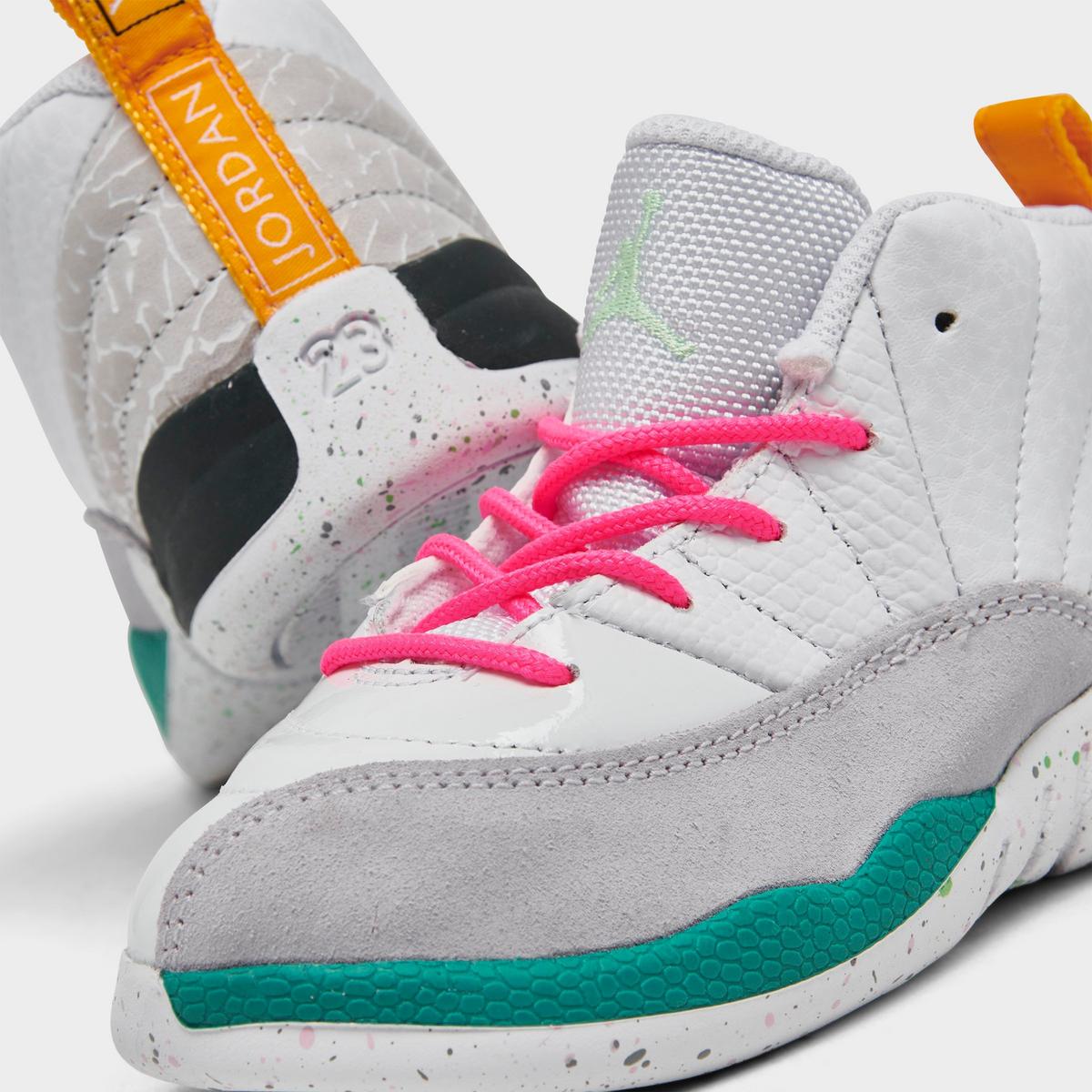 [850000-130] TODDLERS AIR JORDAN RETRO 12 'WHITE VAPOR GREEN (TD)'