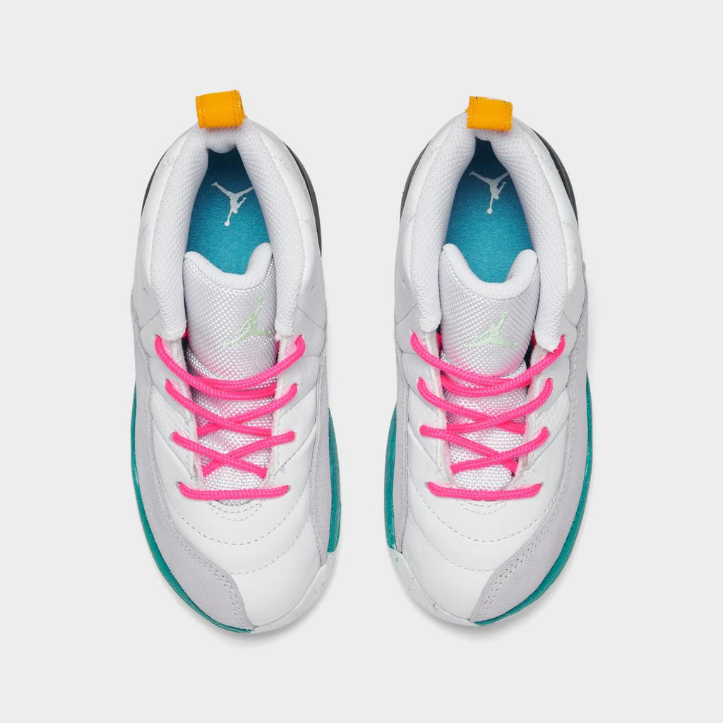 [850000-130] TODDLERS AIR JORDAN RETRO 12 'WHITE VAPOR GREEN (TD)'