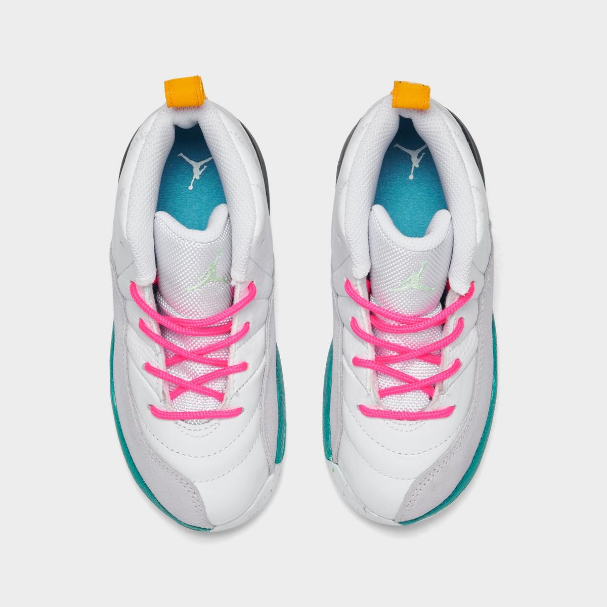 [850000-130] TODDLERS AIR JORDAN RETRO 12 'WHITE VAPOR GREEN (TD)'