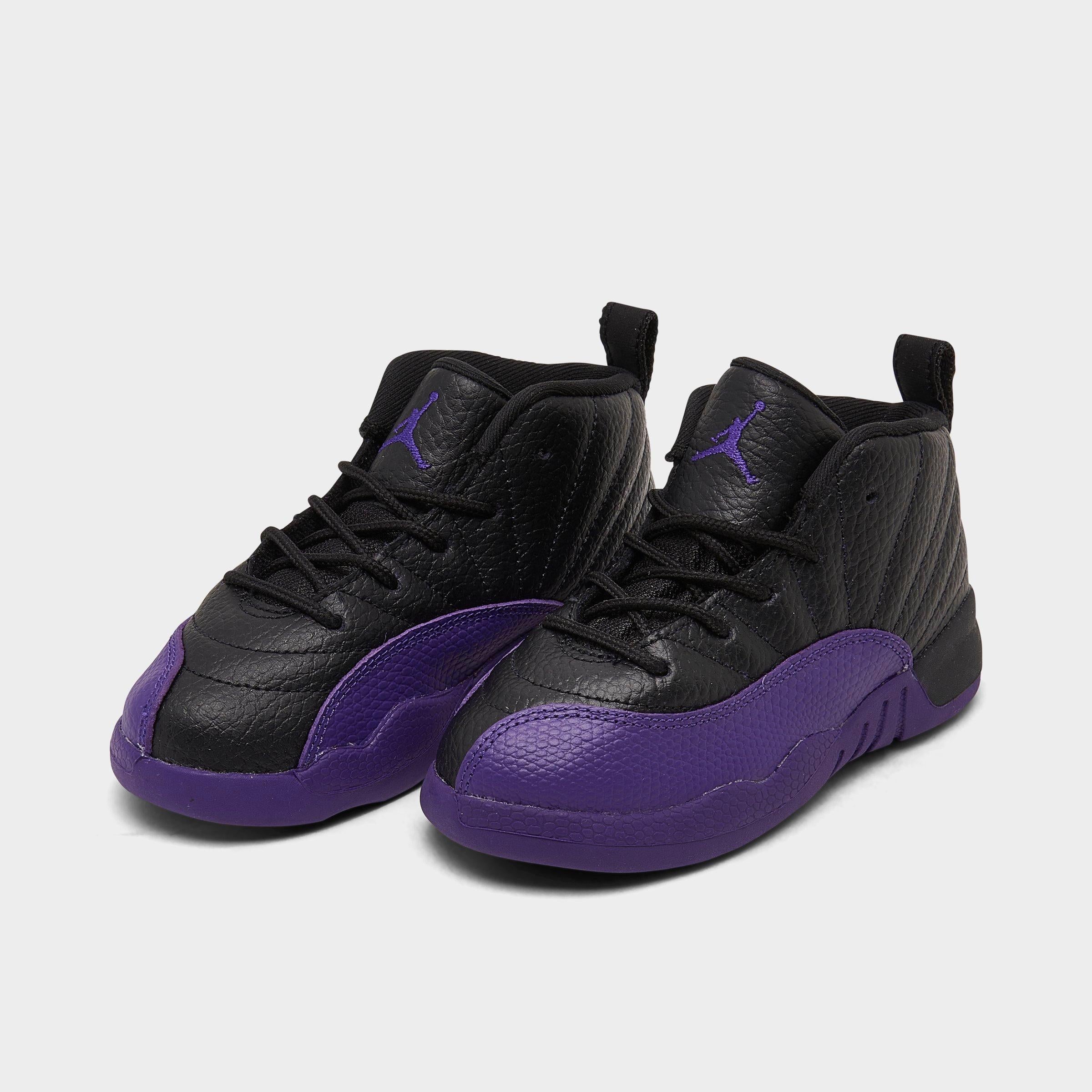 [850000-057] TODDLERS AIR JORDAN RETRO 12 'FIELD PURPLE (TD)'