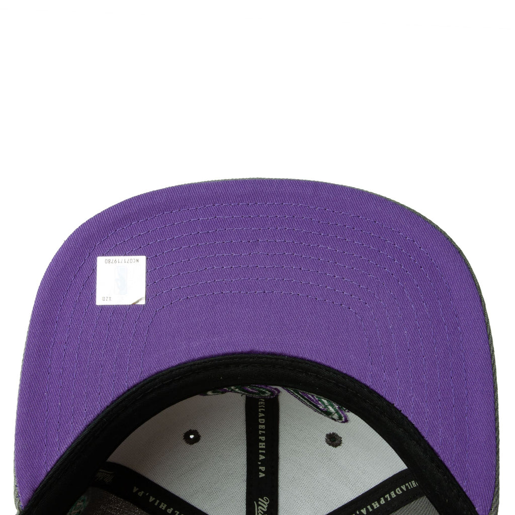MENS MITCHELL & NESS NBA FROM DUSK FITTED HWC LAKERS - DARK GREY
