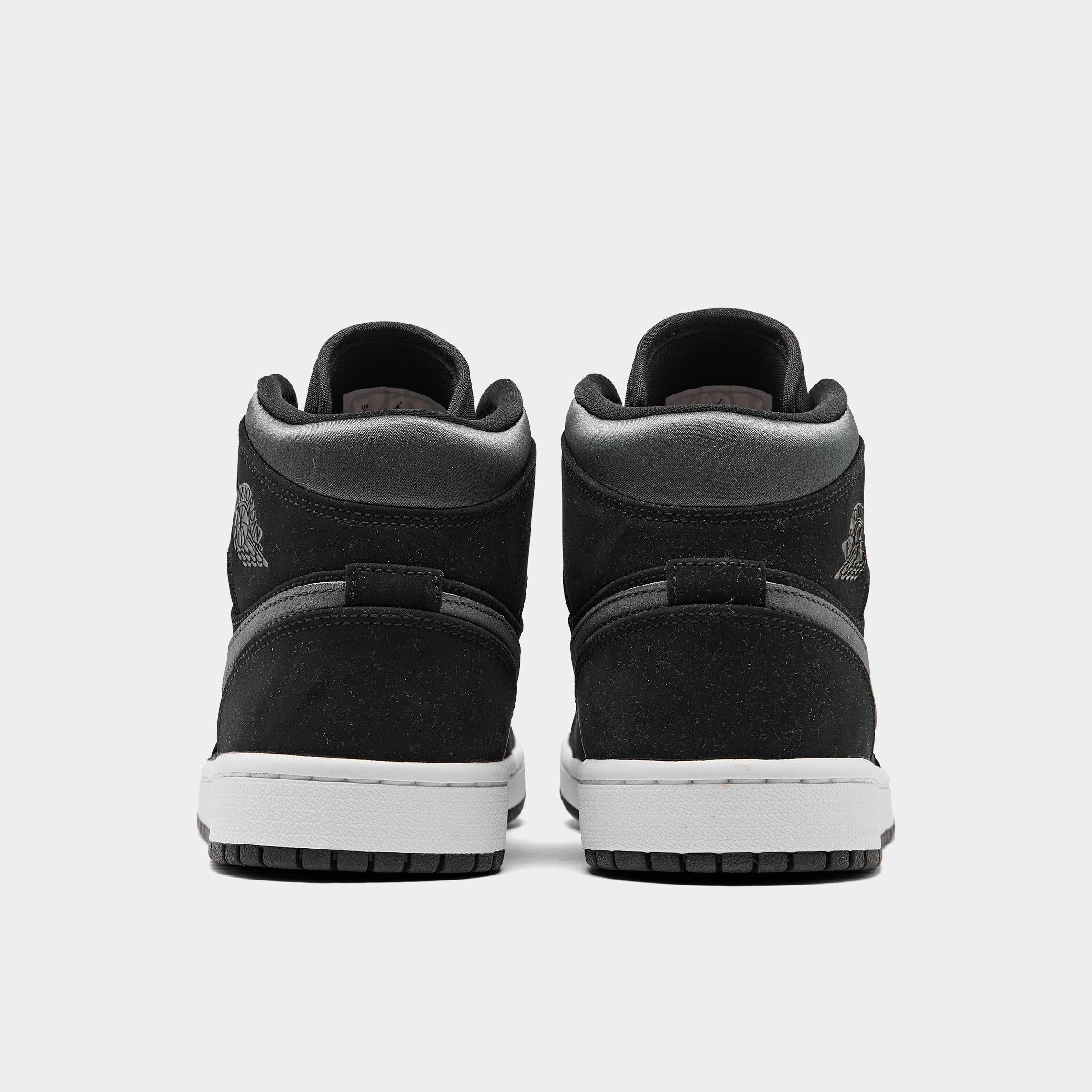 [852542-012] MENS AIR JORDAN RETRO 1 MID 'NYLON BLACK ANTHRACITE'