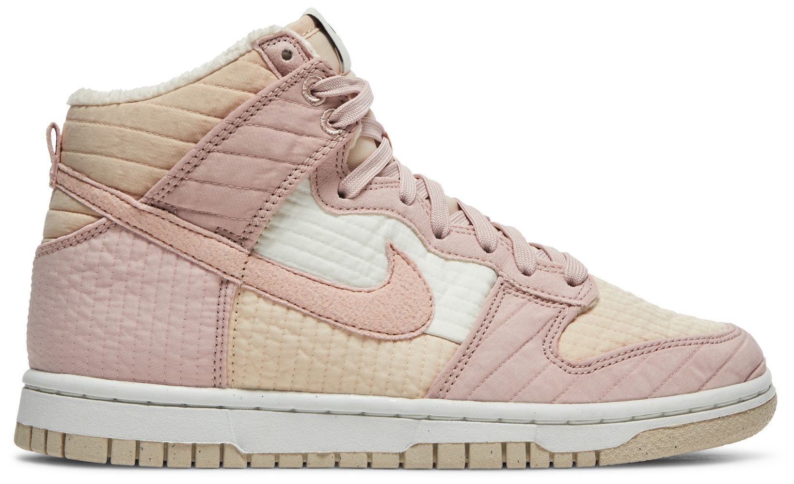 [DN9909-200] WOMENS NIKE DUNK HIGH LX NEXT NATURE 'PINK OXFORD'