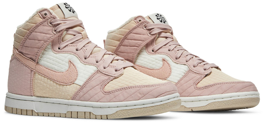 [DN9909-200] WOMENS NIKE DUNK HIGH LX NEXT NATURE 'PINK OXFORD'