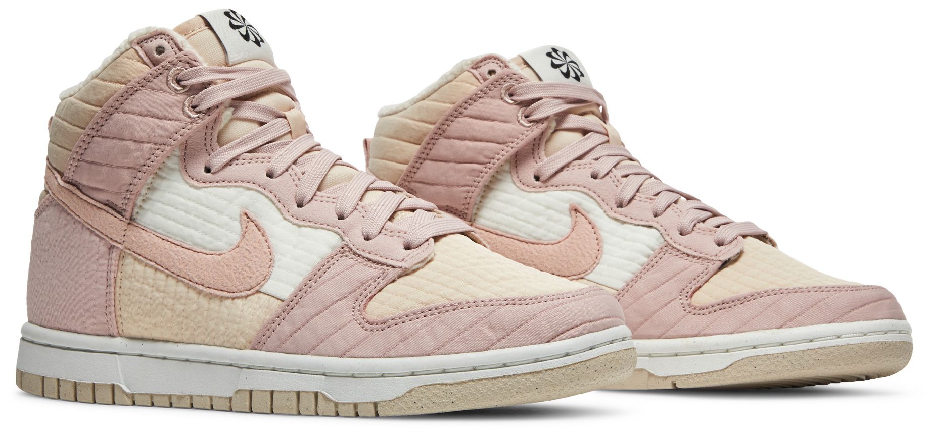 [DN9909-200] WOMENS NIKE DUNK HIGH LX NEXT NATURE 'PINK OXFORD'