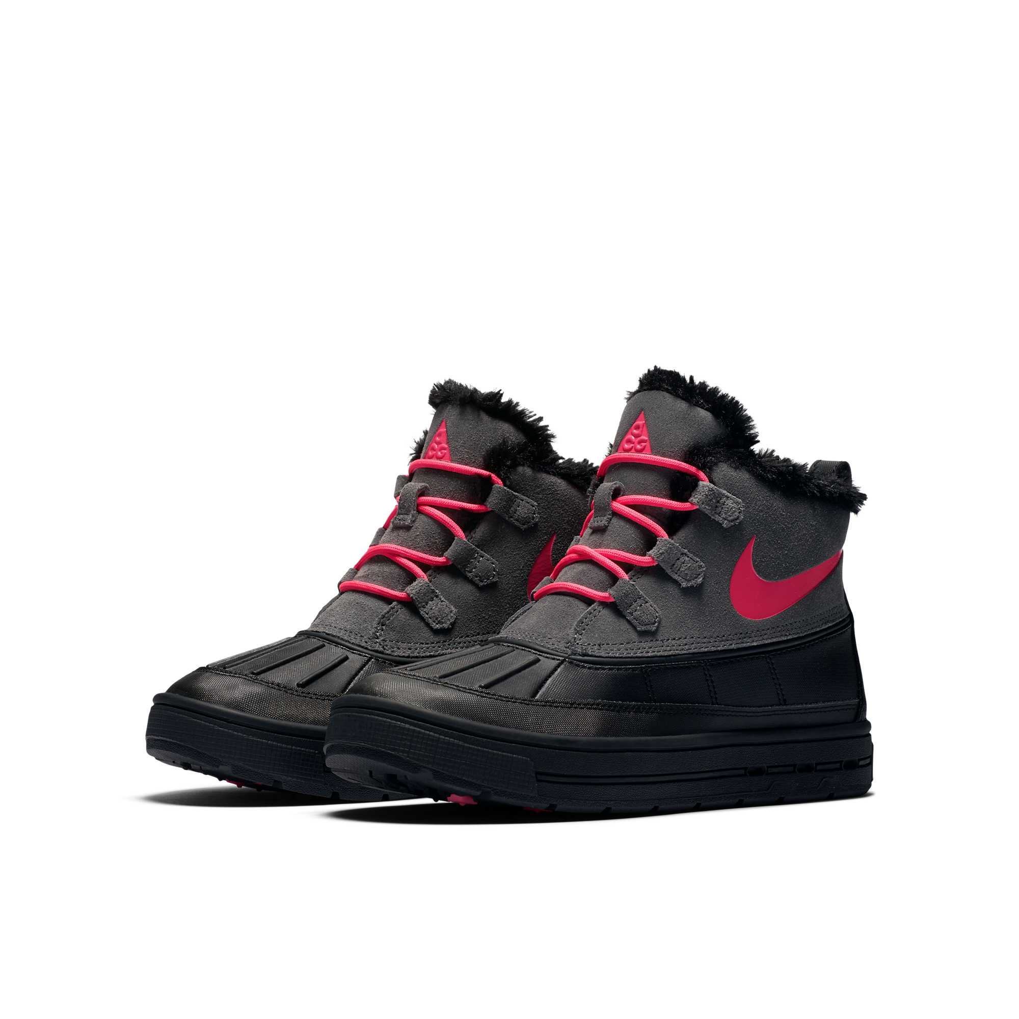 [859425-001] Grade School Nike WOODSIDE CHUKKA 2 GS 'ANTHRACITE HYPER PINK'