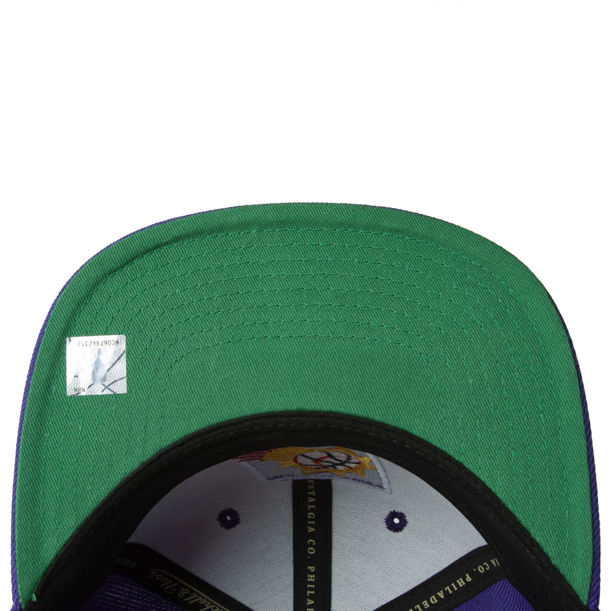 MENS MITCHELL & NESS NBA TEAM GROUND 2.0 FITTED HWC SUNS - PURPLE