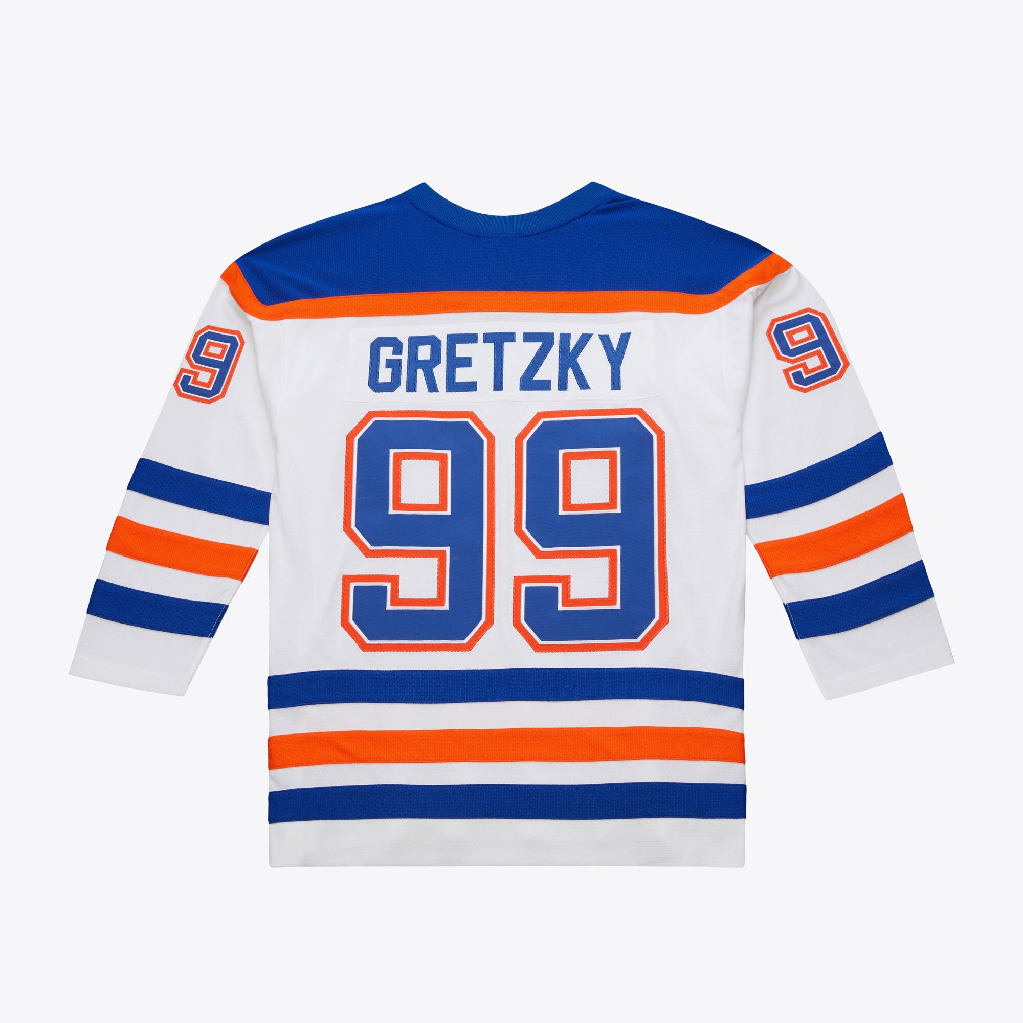 Mens Mitchell & Ness NHL WHITE JERSEY OILERS 1986 WAYNE GRETZKY