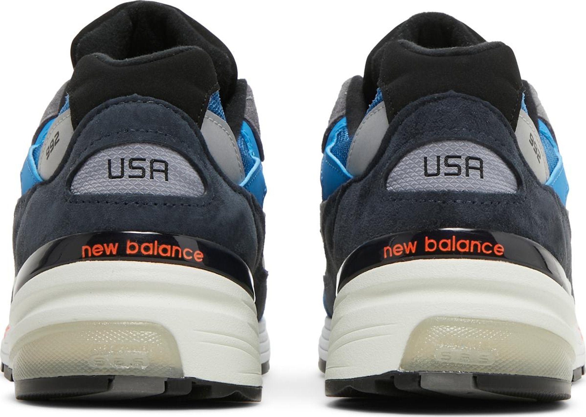 [M992CP] Mens New Balance 992 'BLACK BLUE GREY'