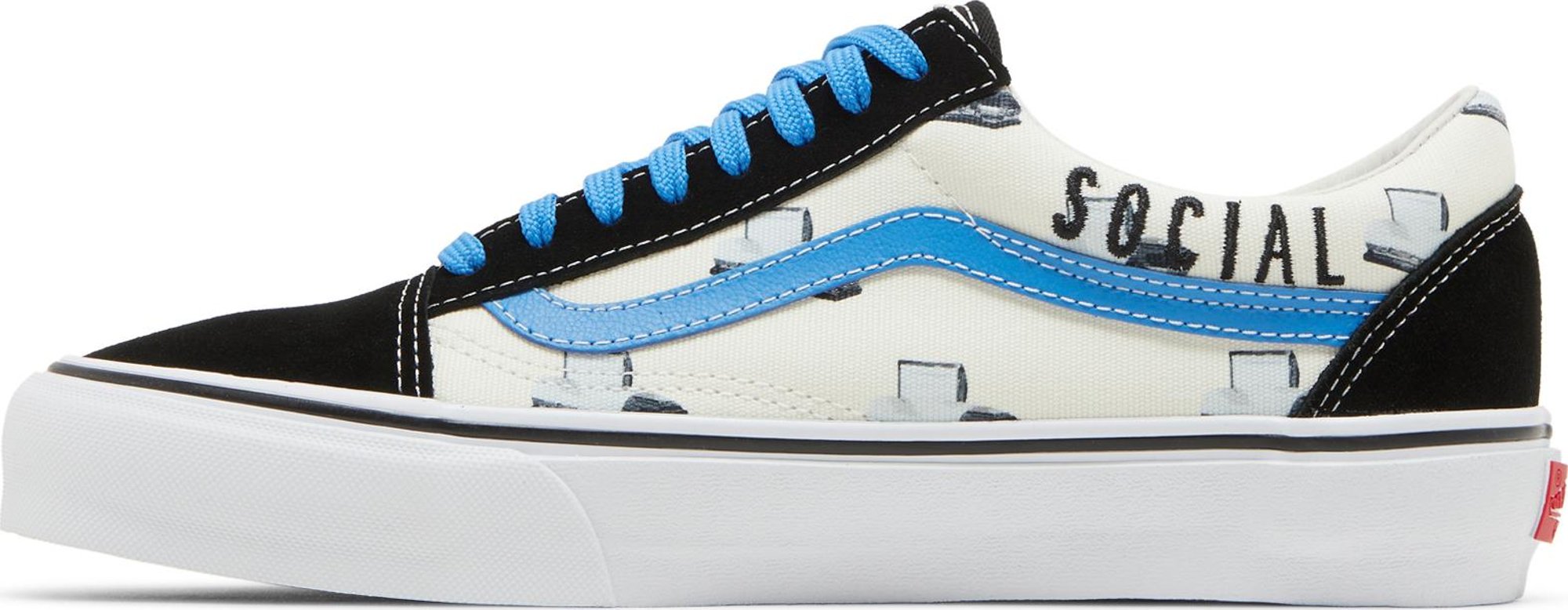 [VN0A4BVF61E] Mens Vans CALI THORNHILL DEWITT X VAULT OLD SKOOL LX 'BLACK SOCIAL DISASTER'