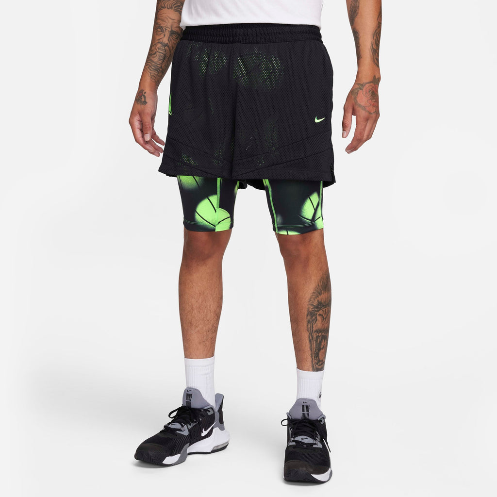 [FQ1022-010] MENS NIKE SIGNATURE JA MORANT DRI-FIT 2-IN-1 4" BASKETBALL SHORTS