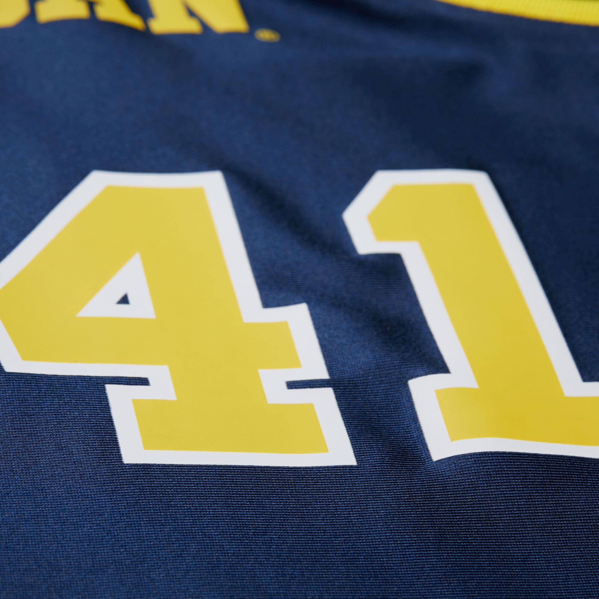 Mens Mitchell & Ness NCAA DARK JERSEY MICHIGAN WOLVERINES 1989 GLEN RICE