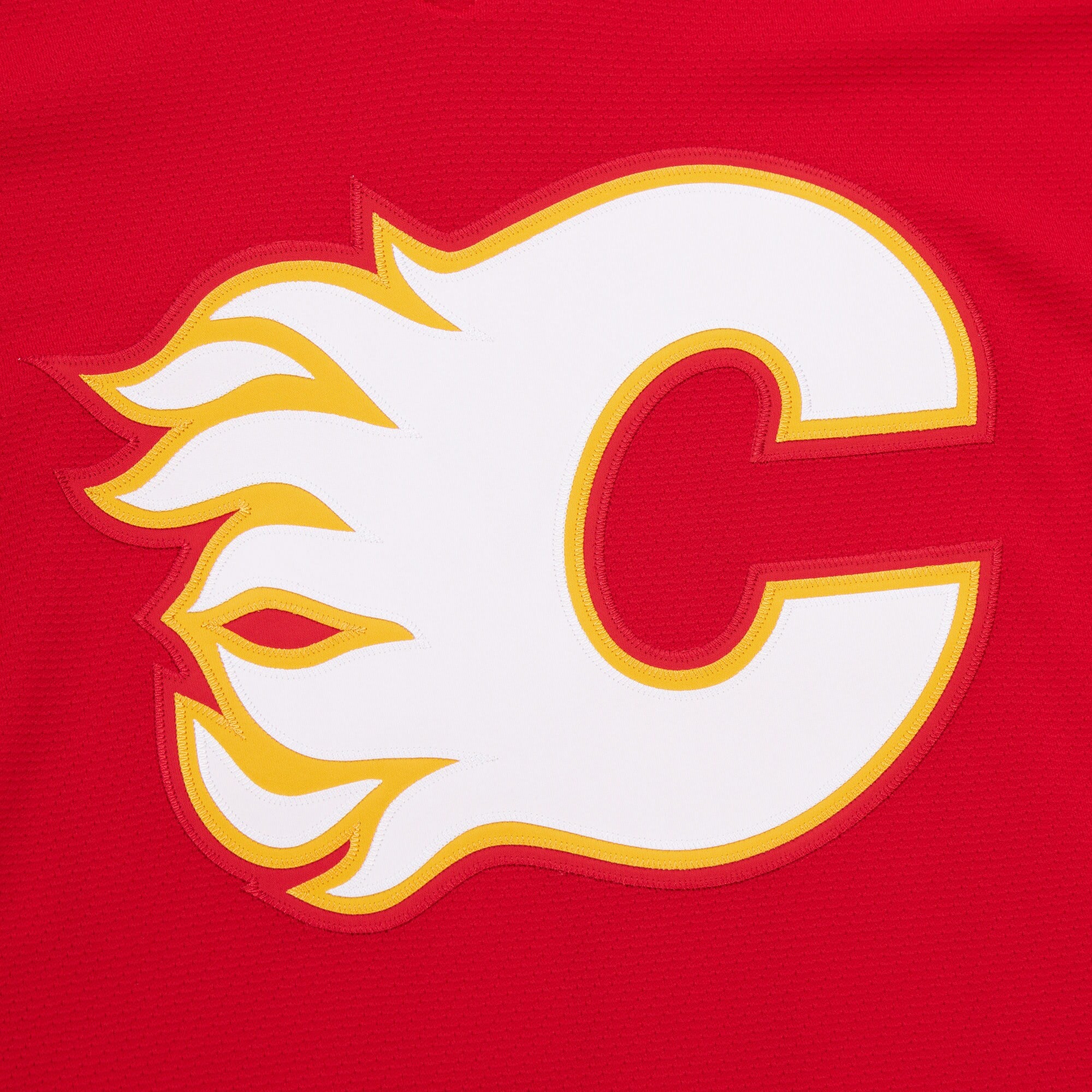 Mens Mitchell & Ness NHL DARK JERSEY FLAMES 1988 THEO FLEURY